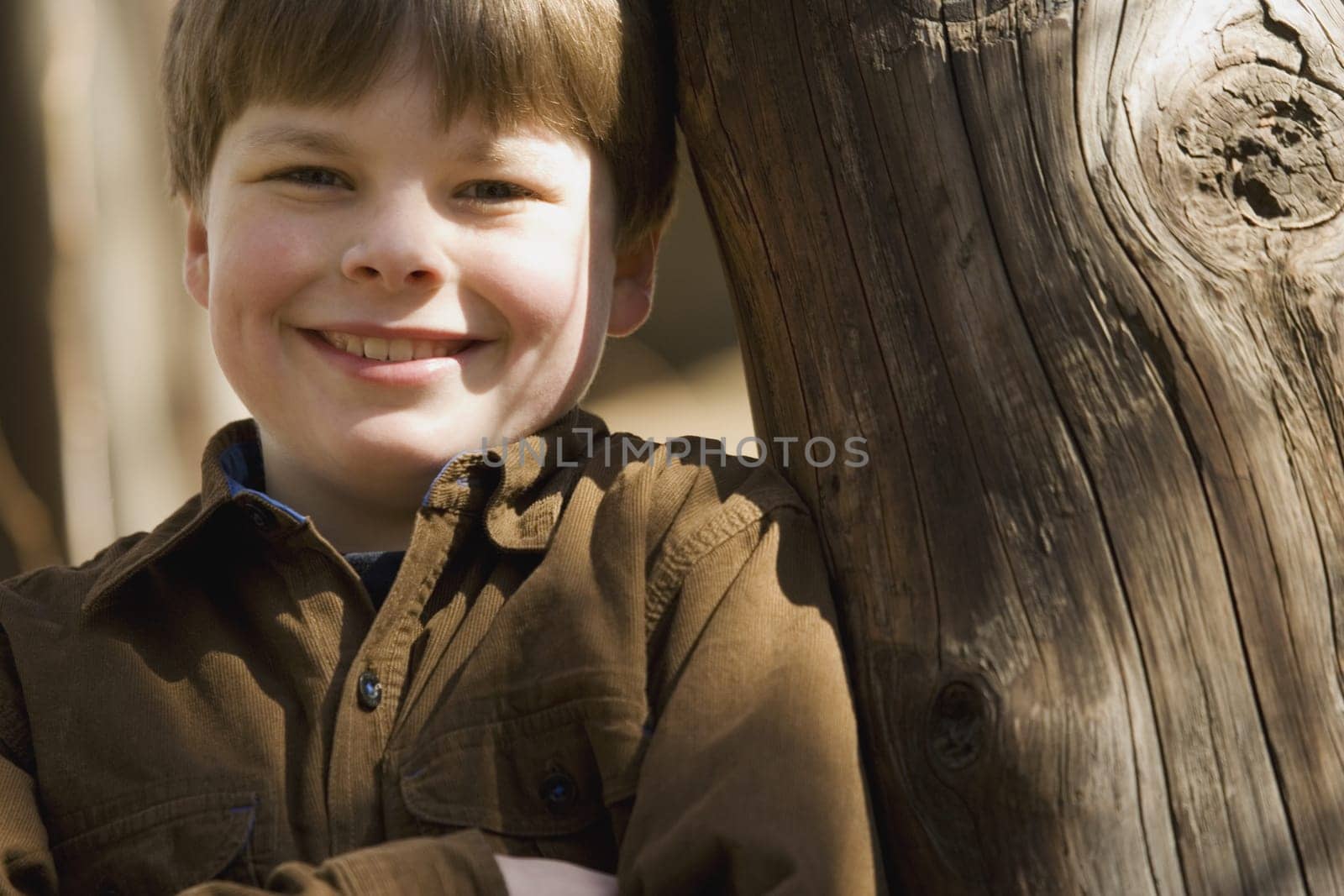 Boy smiling