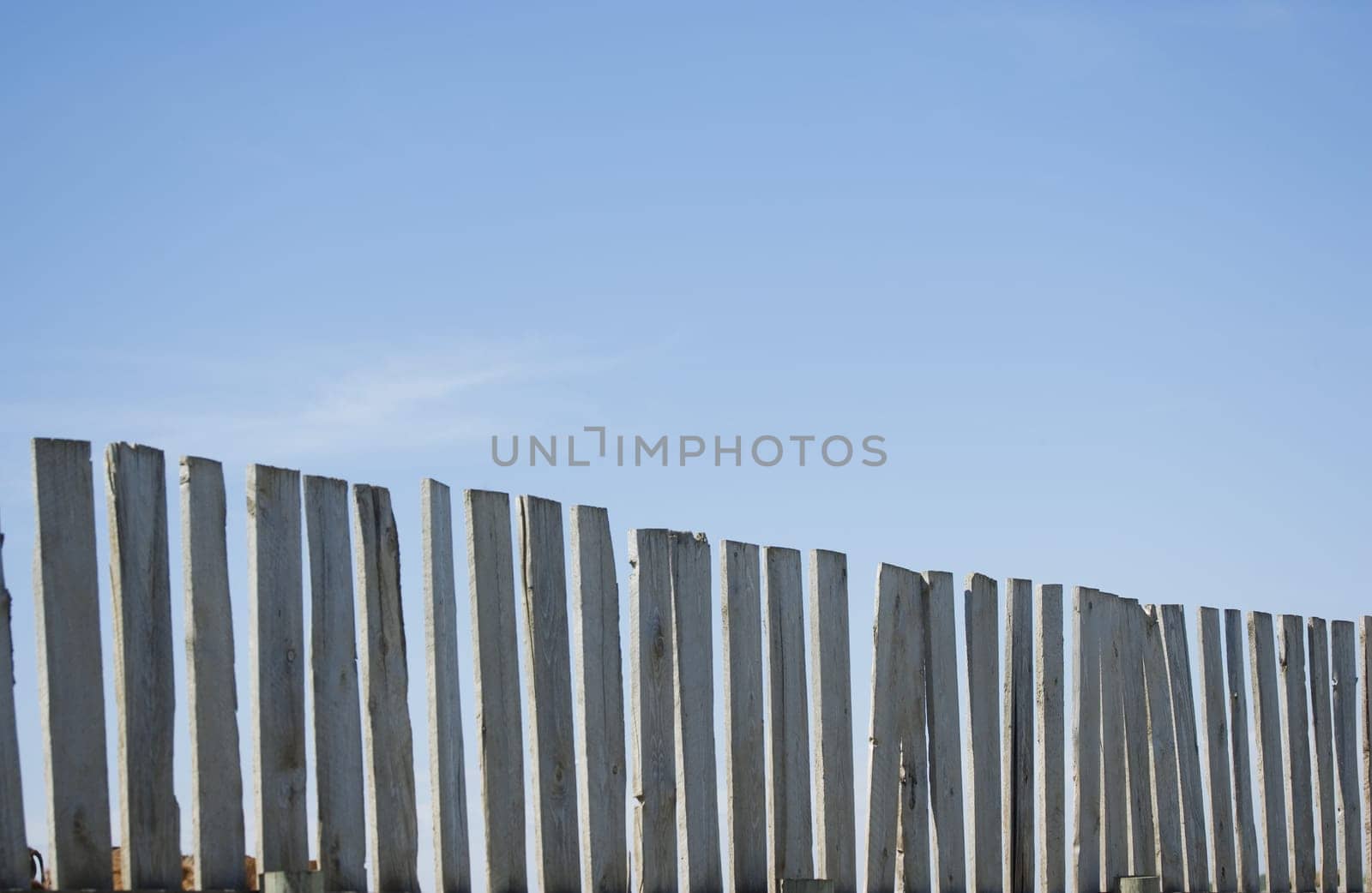 White fence