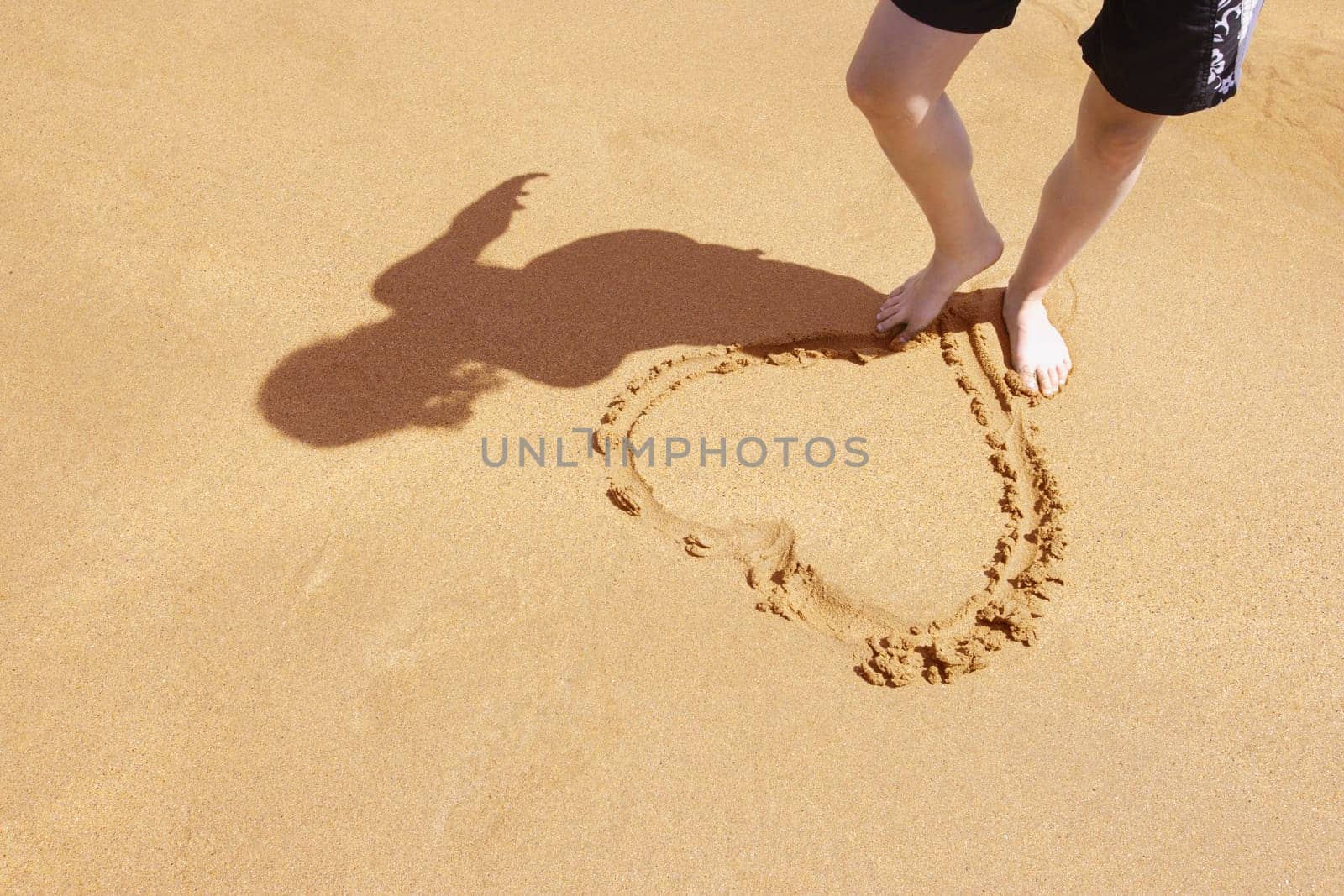 Message in the sand