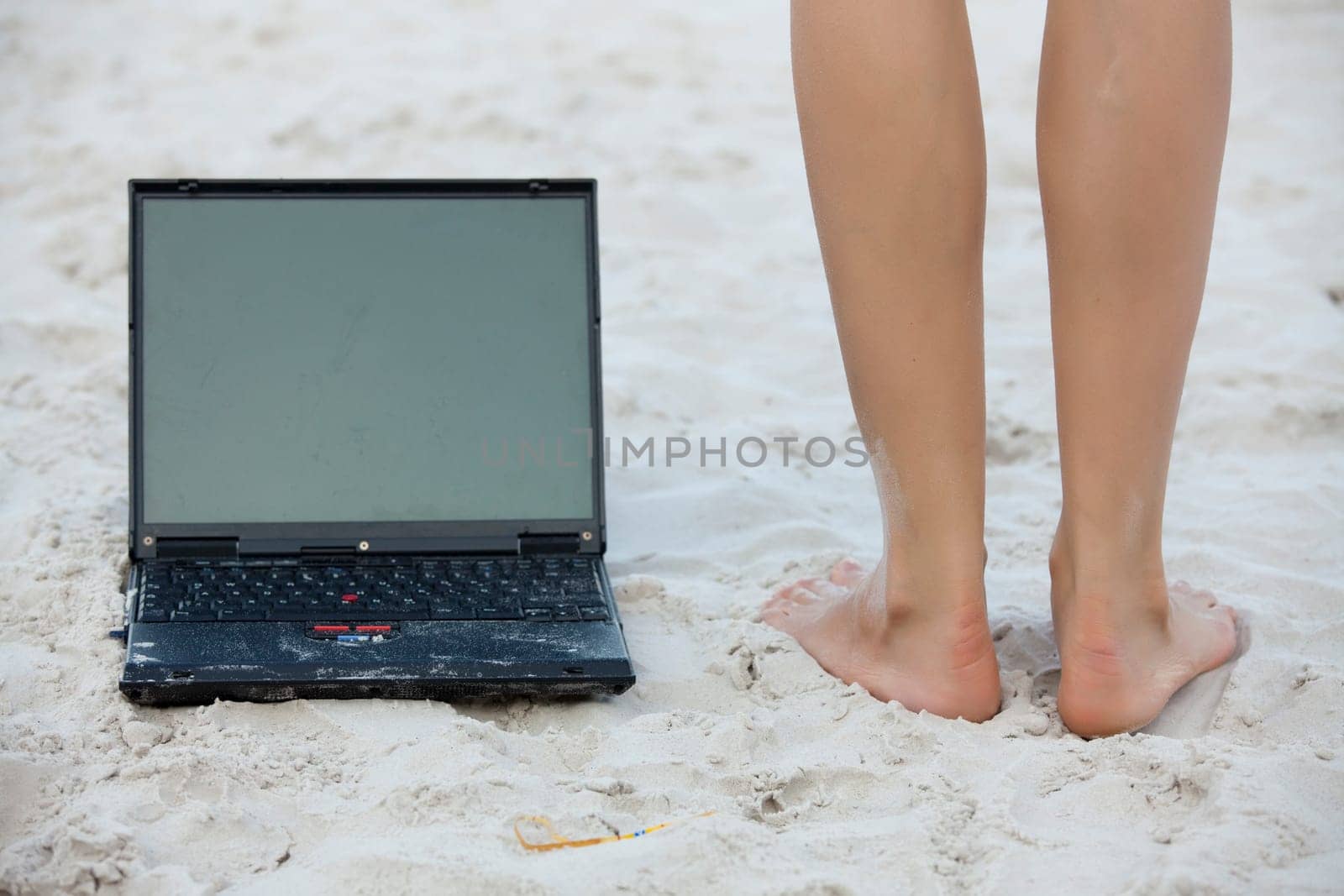 laptop and feet