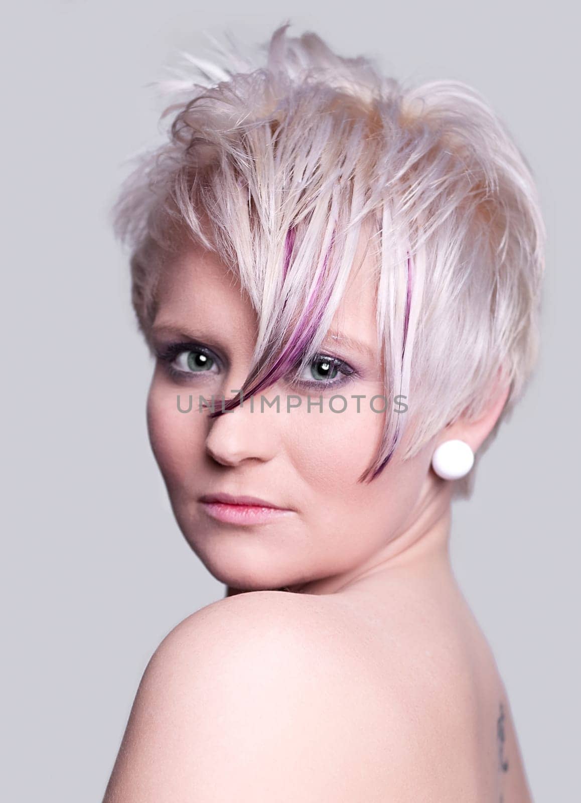 hairdressed woman