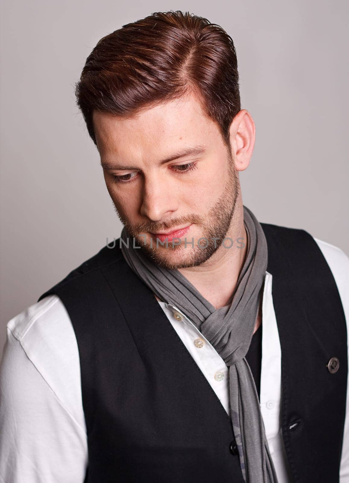 men hairstyling