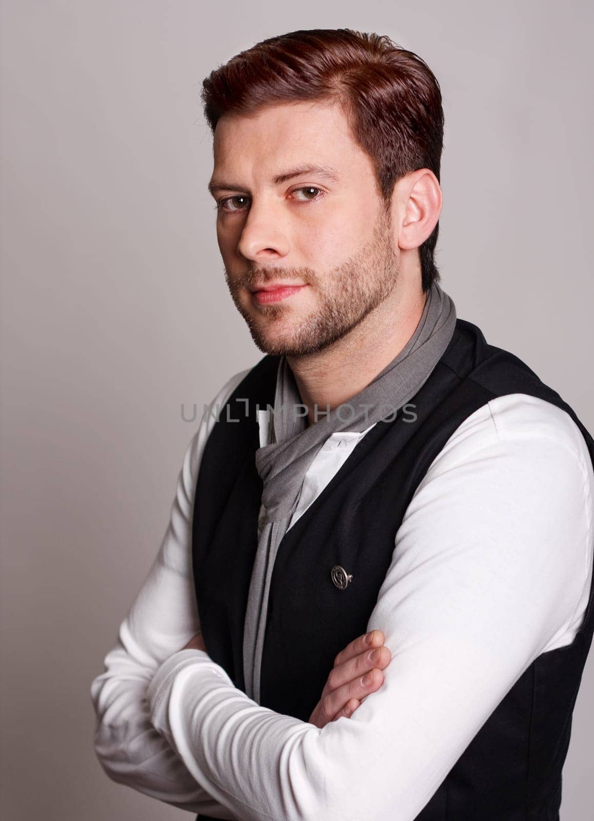 men hairstyling