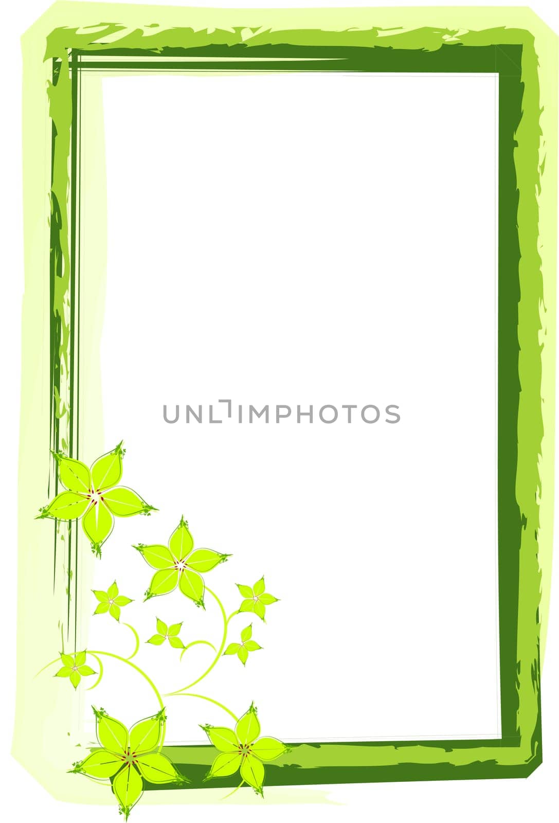 Background Card Voucher Green