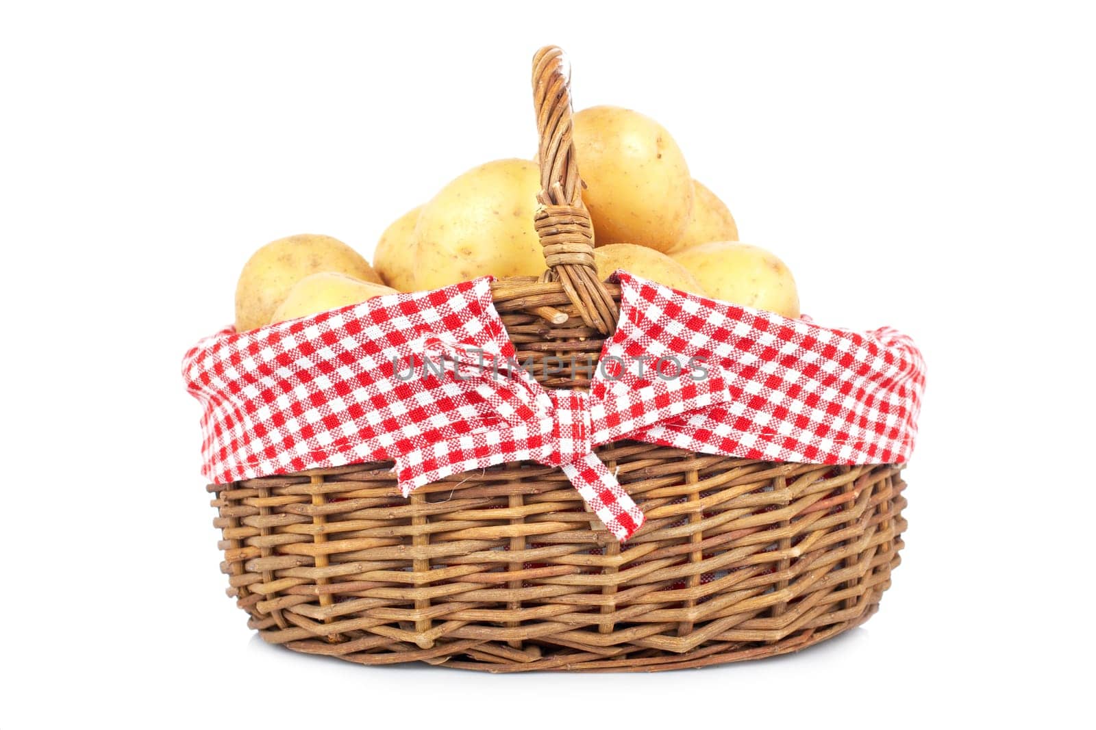 Potatoes in the basket