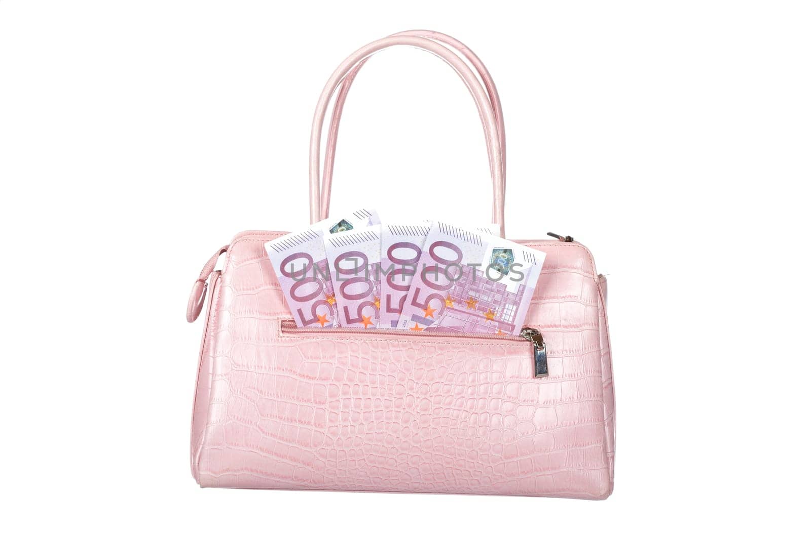 Pink handbag