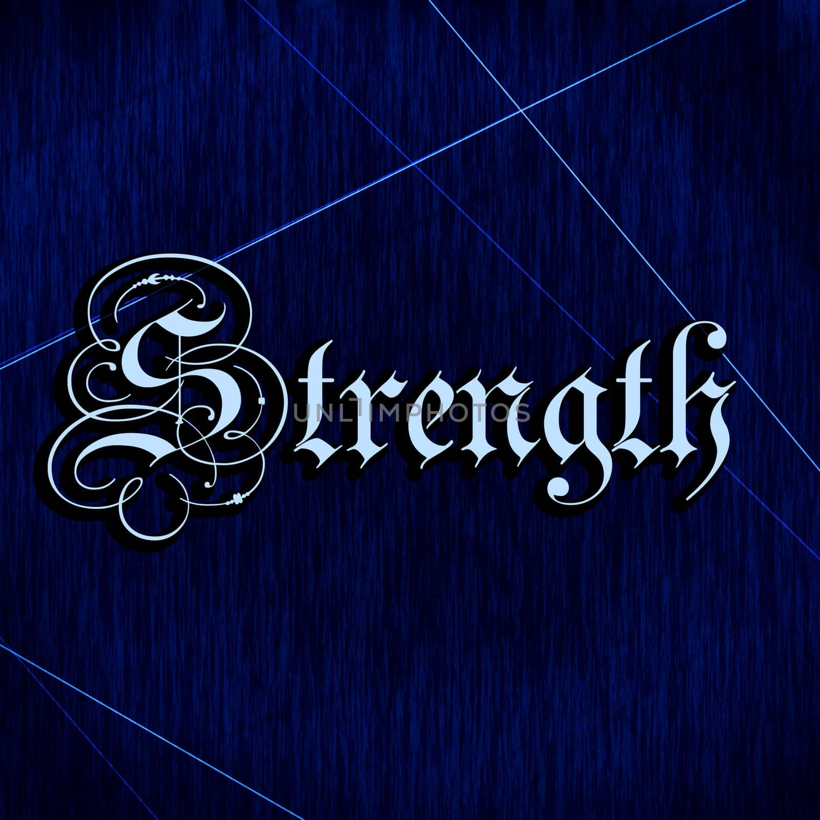 Decorative writing (Strength)