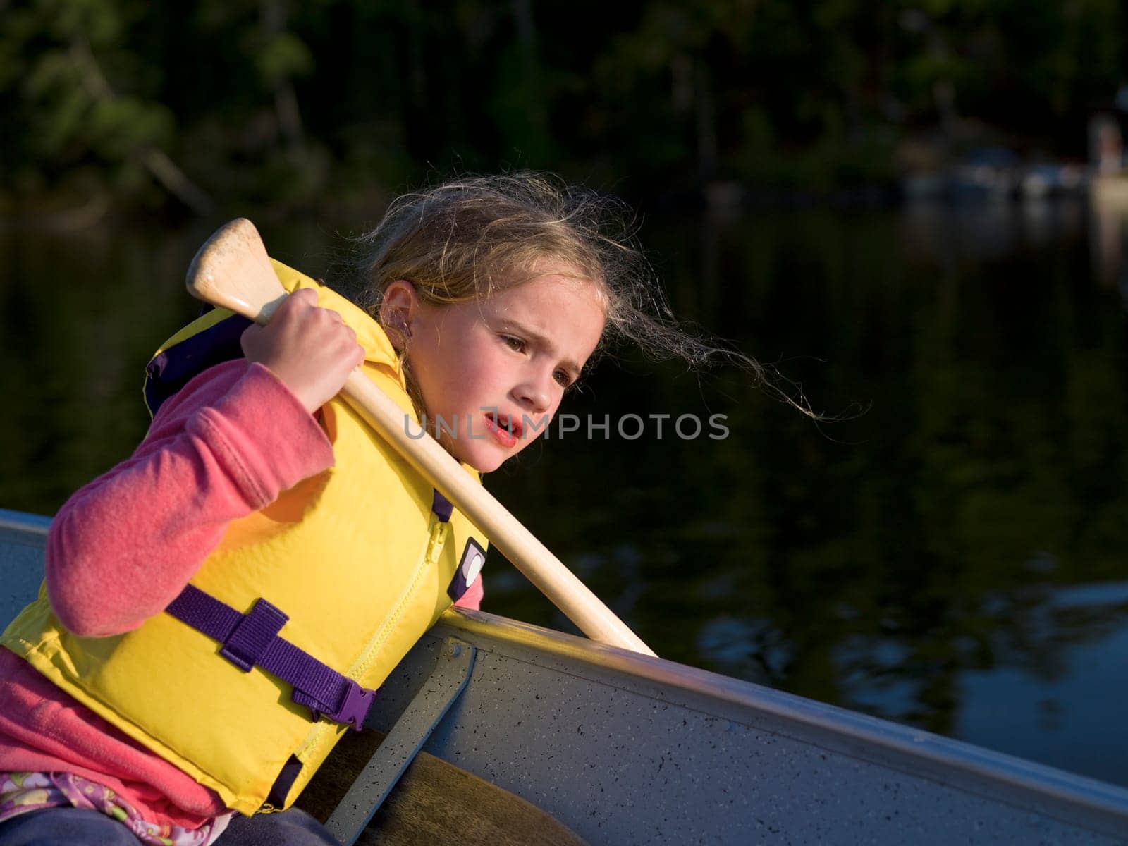 Girl in a boat