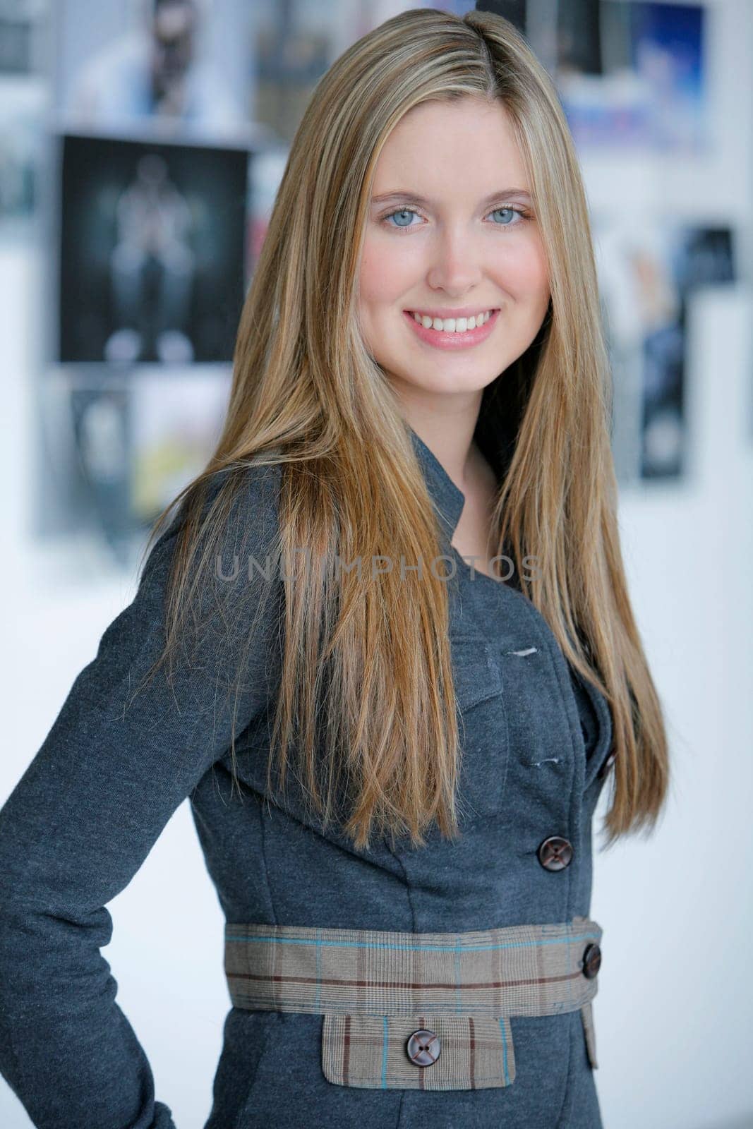 Young woman in jacket
