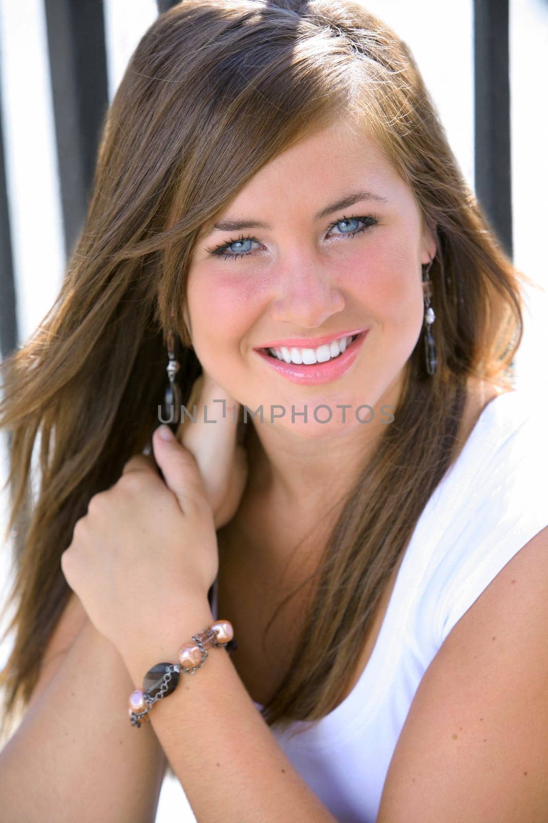 Portrait of a teenage girl