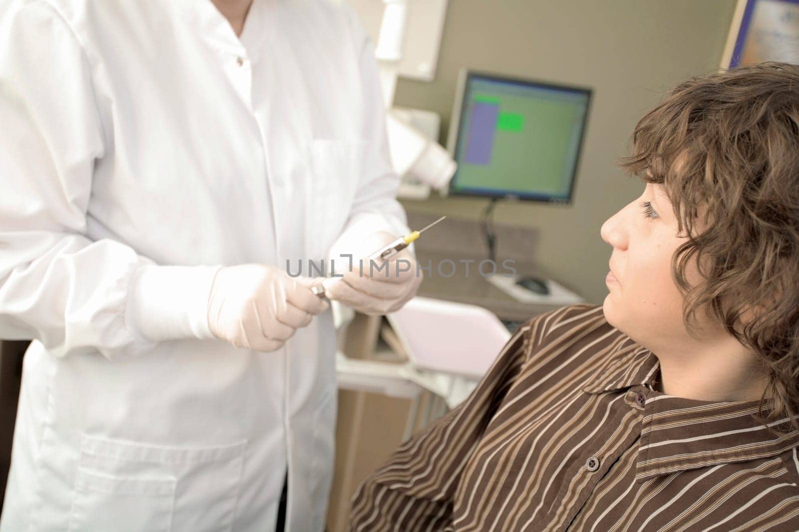 Boy about to get needle