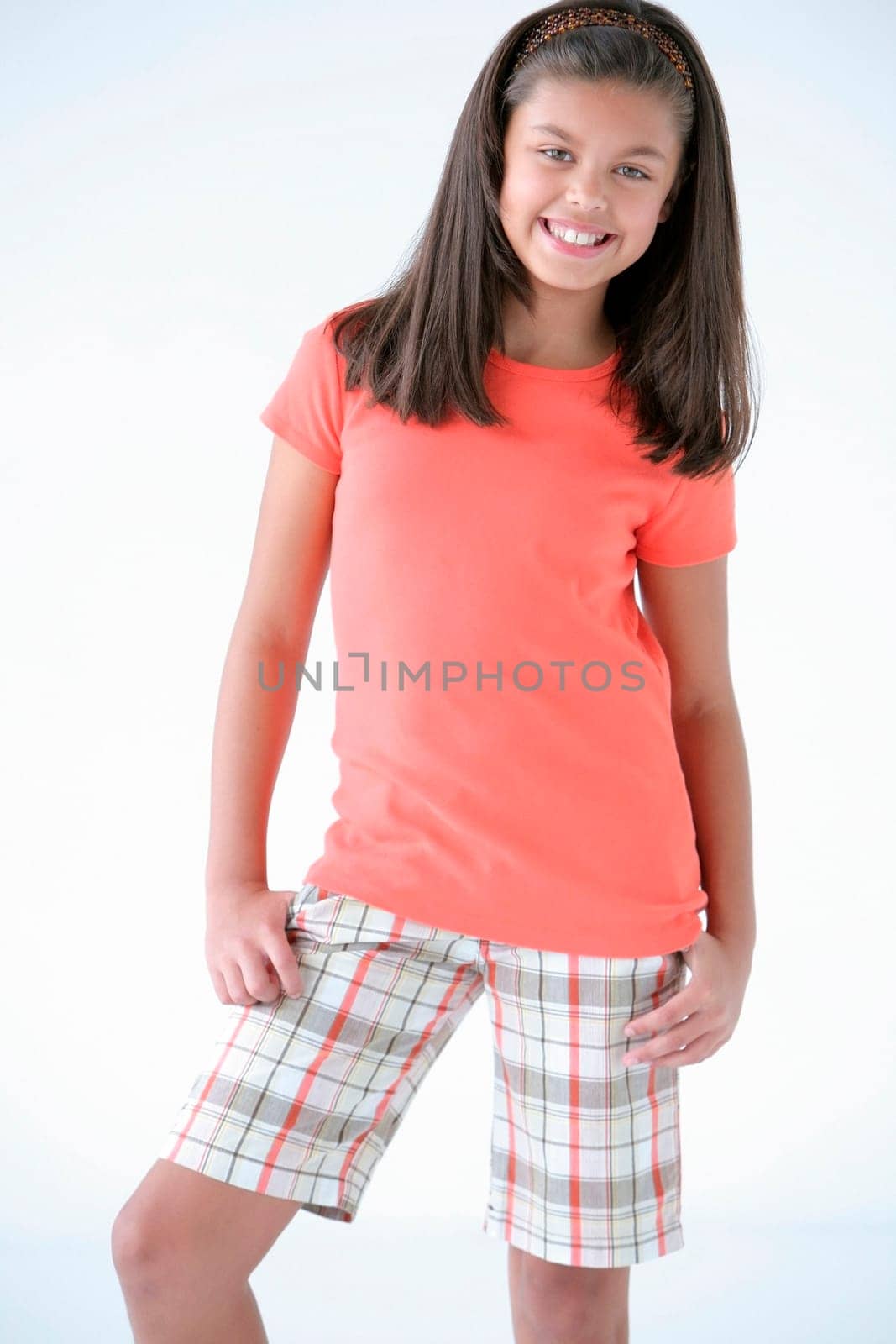 Portrait of preteen girl
