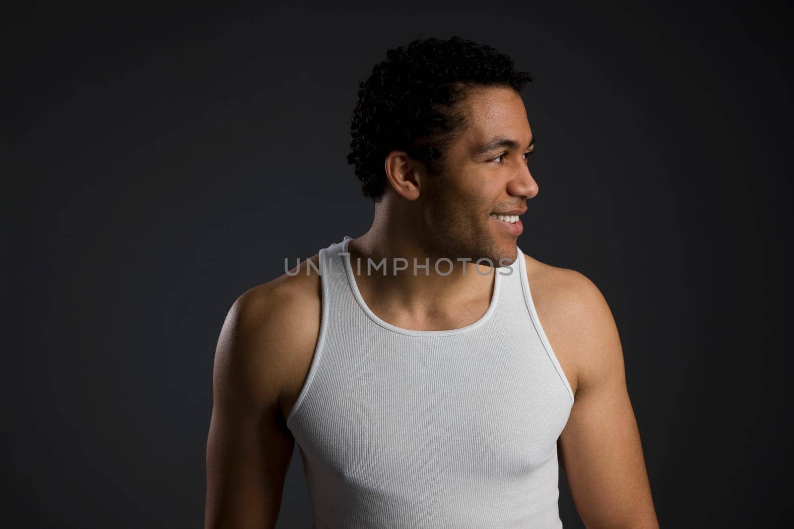 Man in muscle shirt