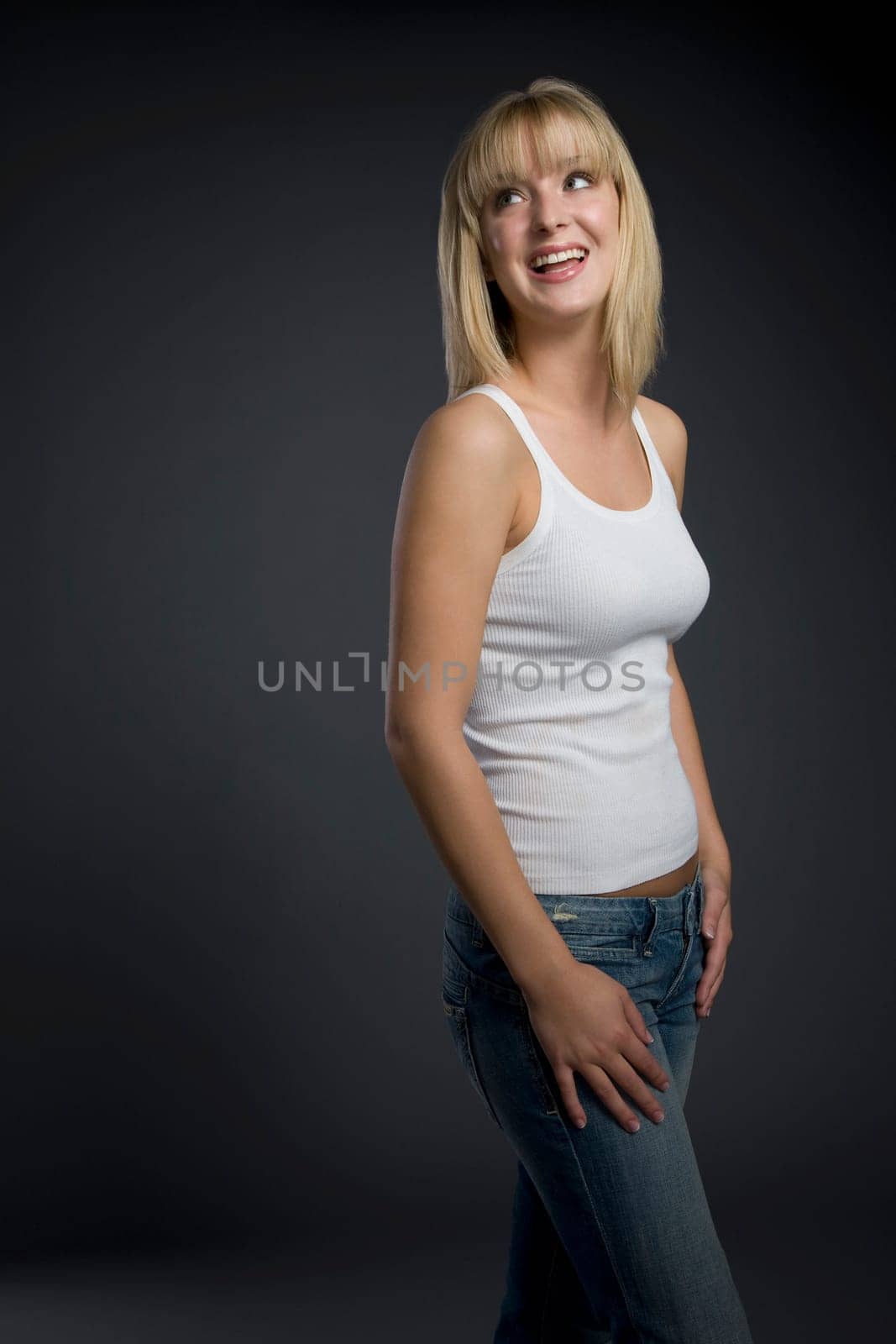 Woman in tank top