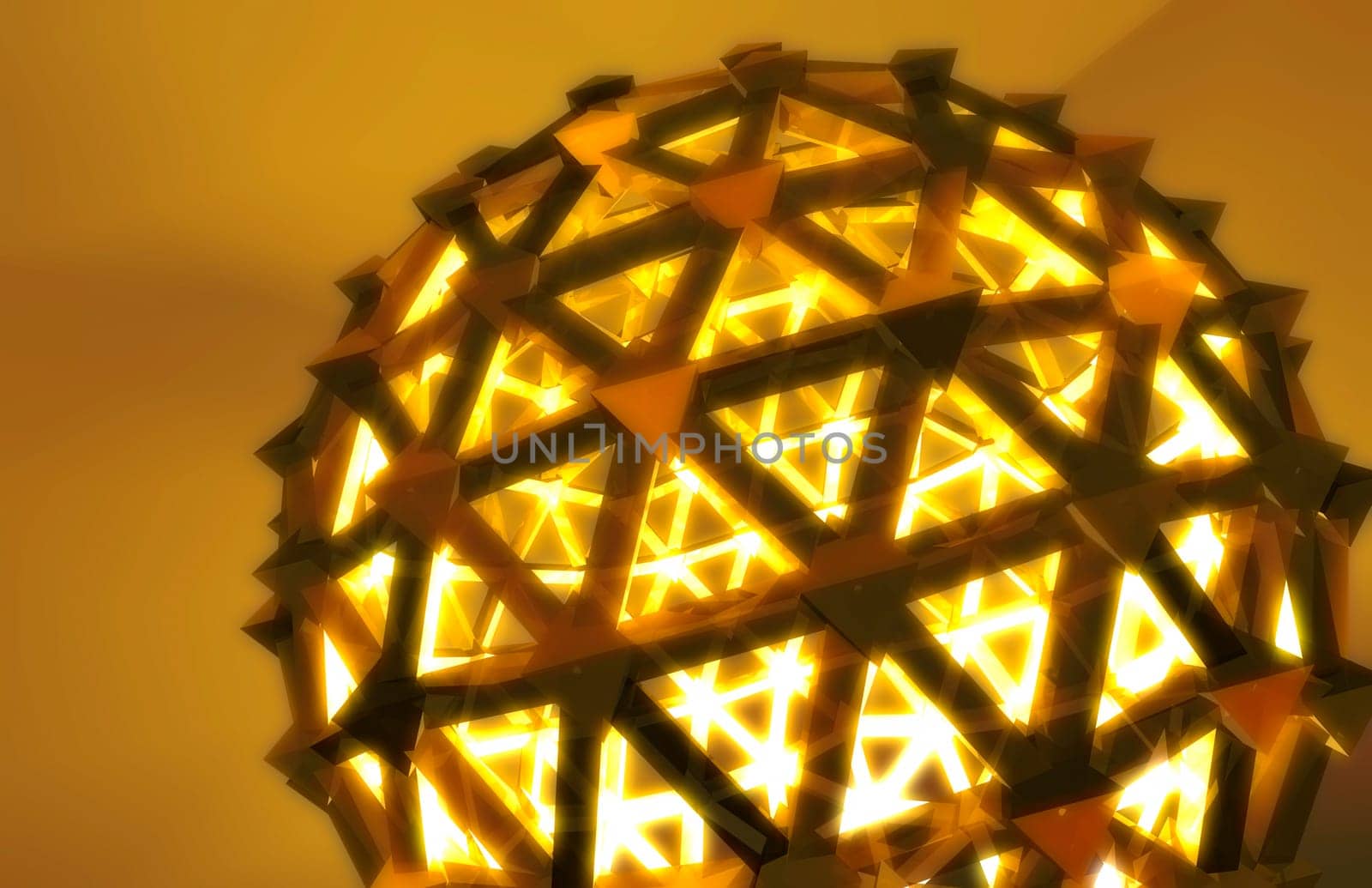Round ball with triangles