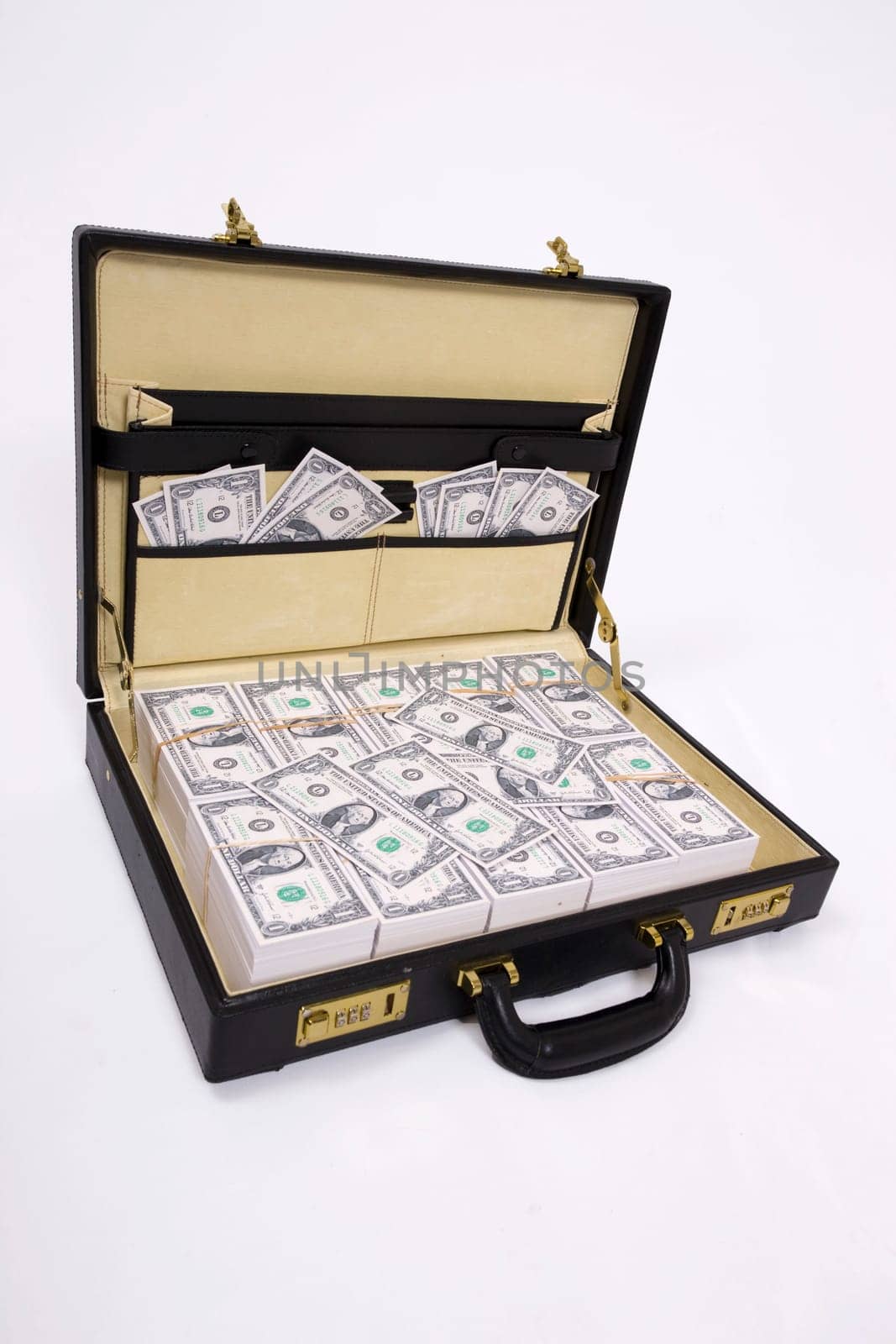 Suitcase full of money