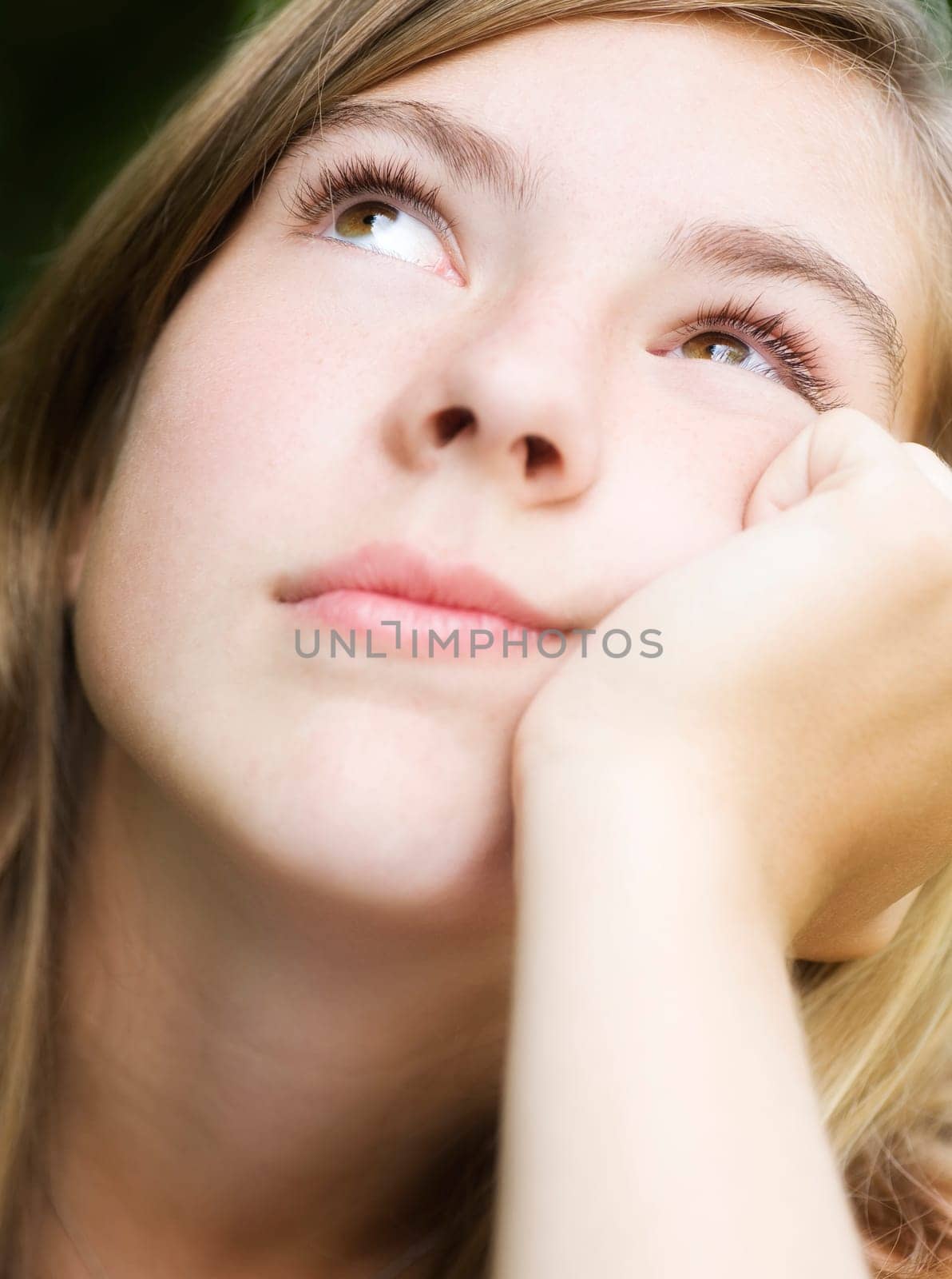 Thoughtful woman