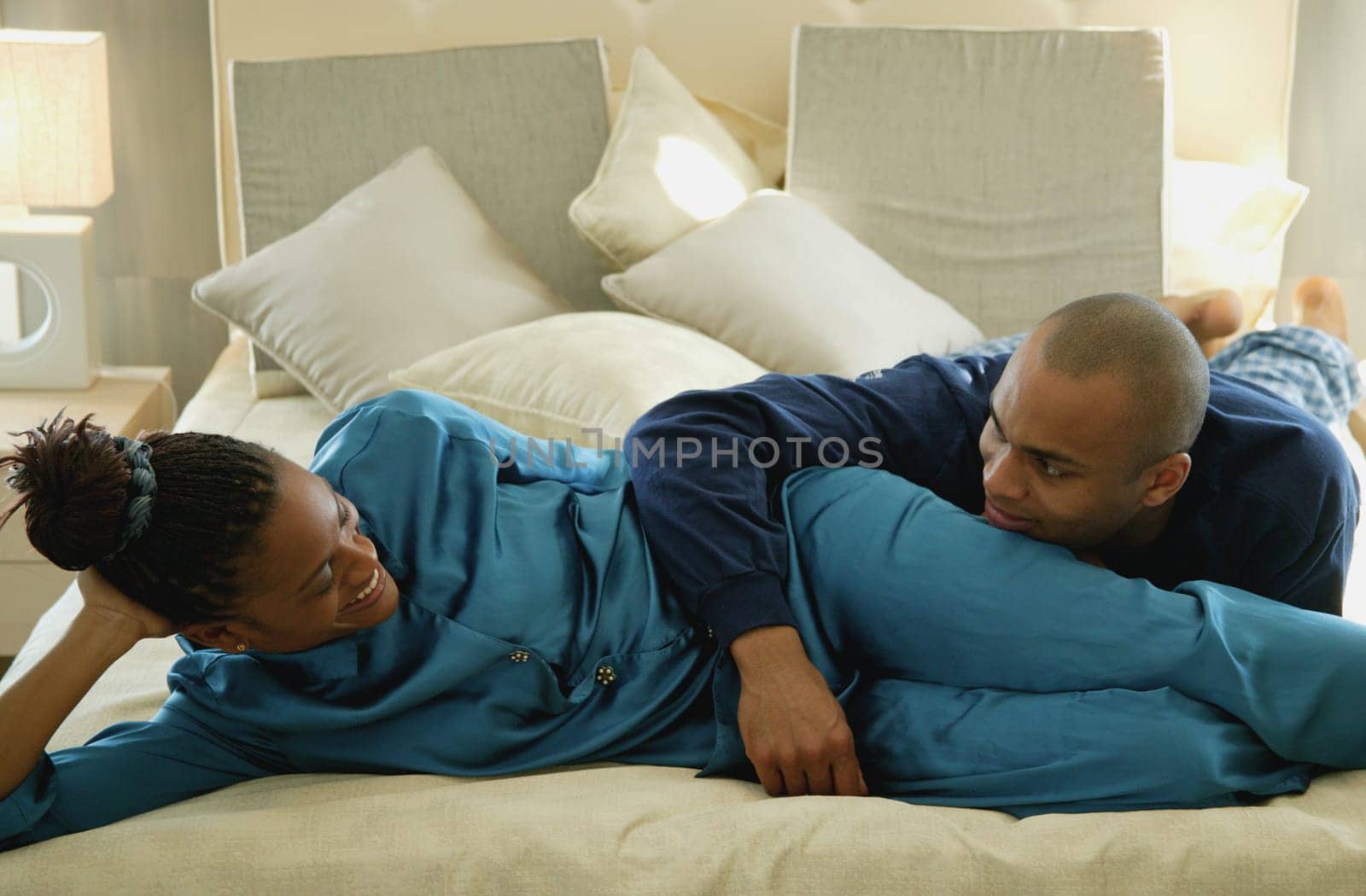 Couple relaxing together
