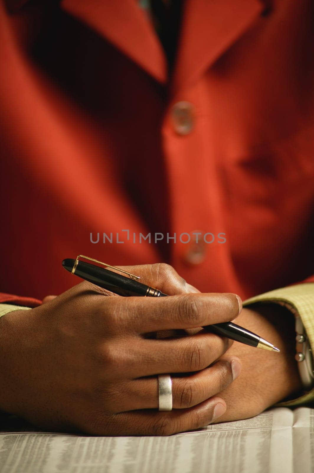 Businessman's hands
