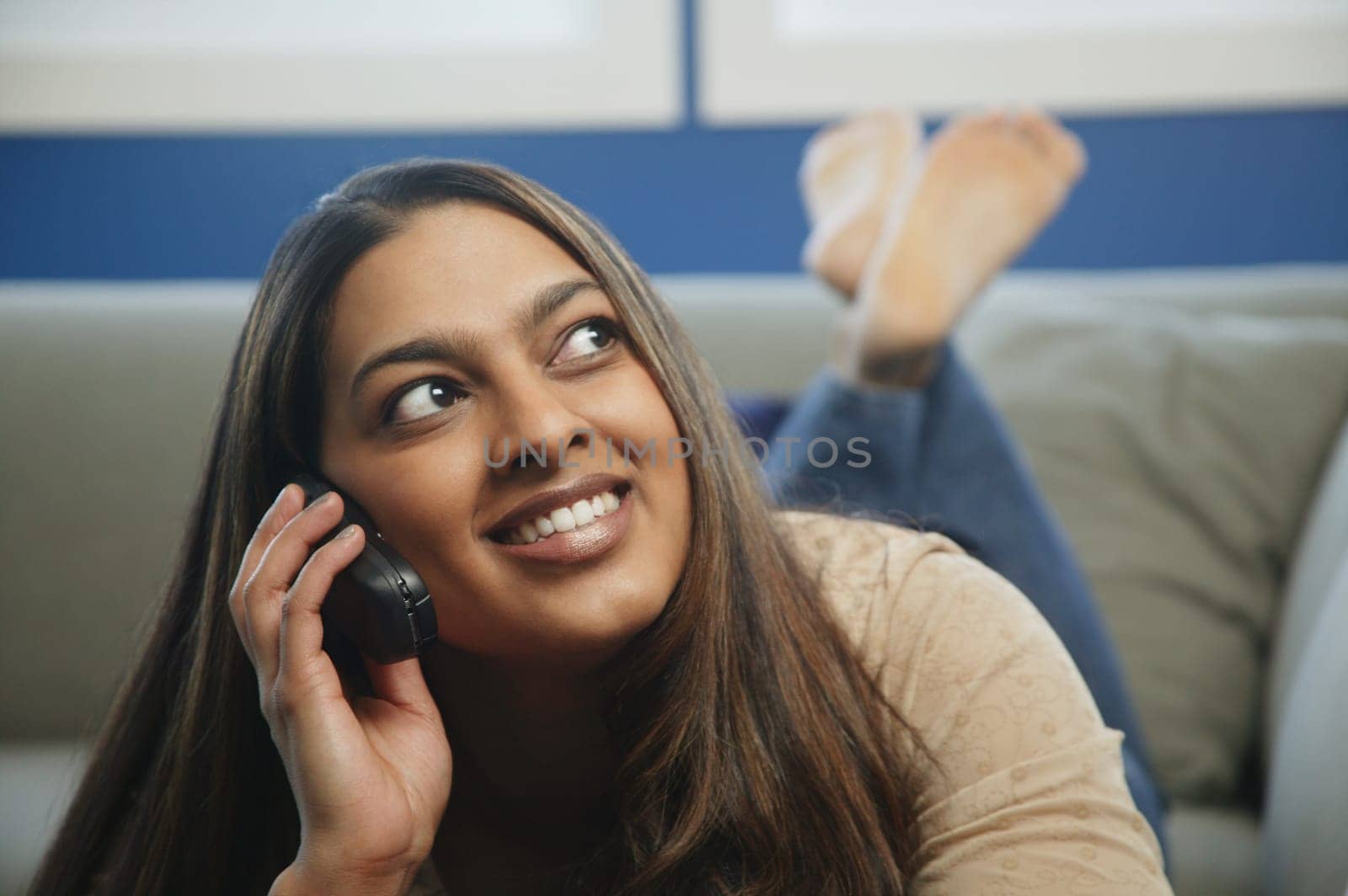 On the phone