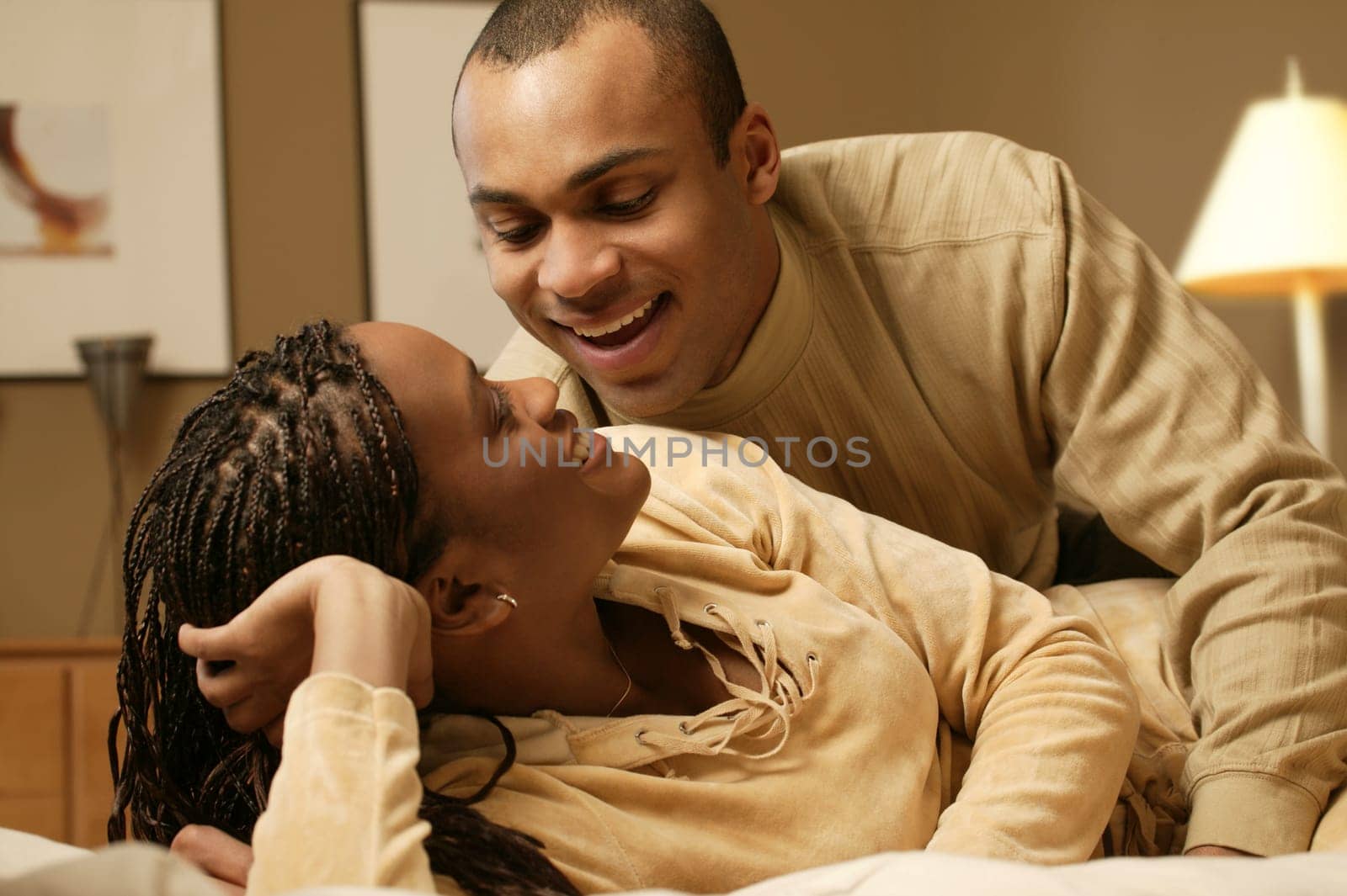 Couple enjoying each other's company