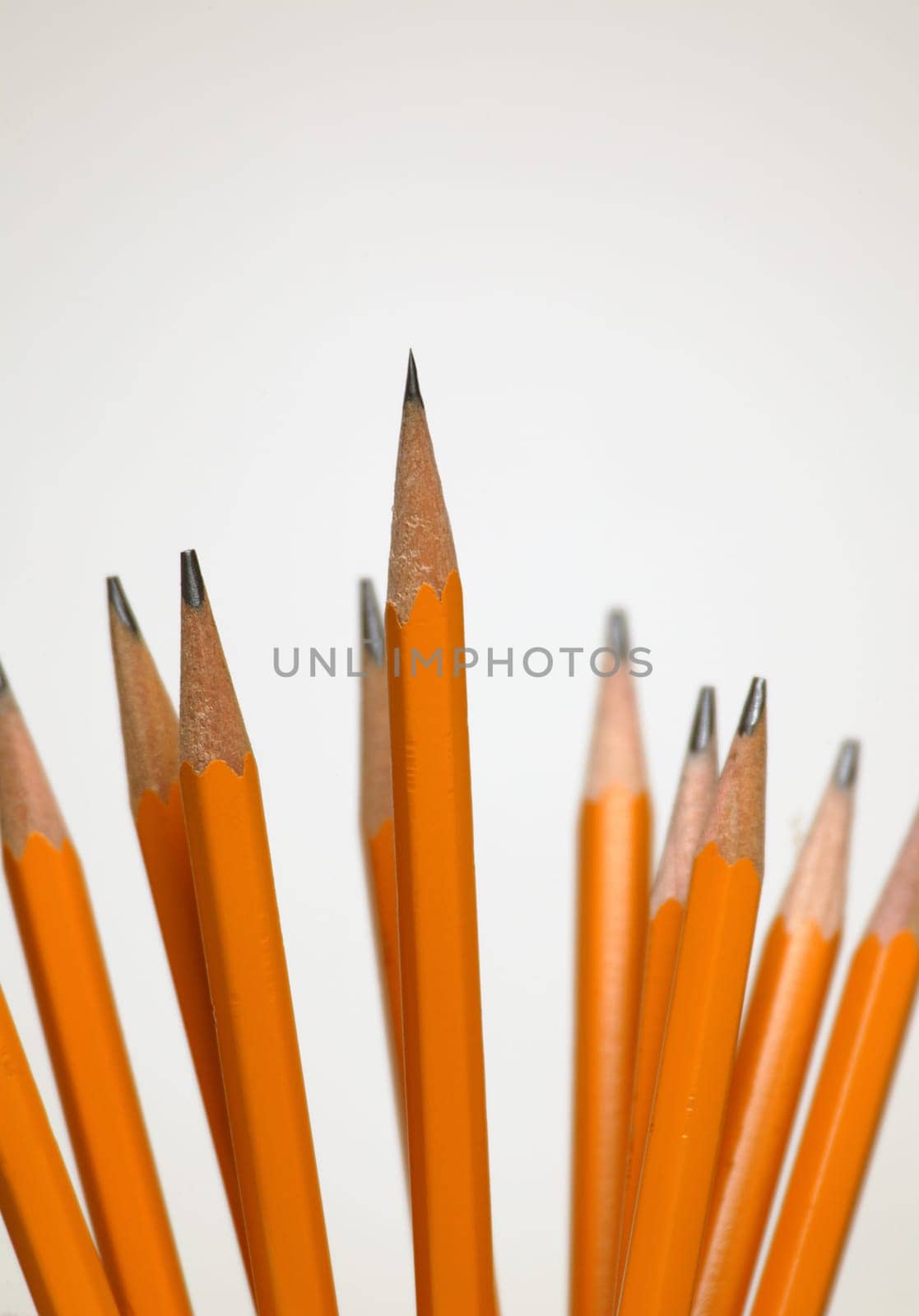 Many pencils