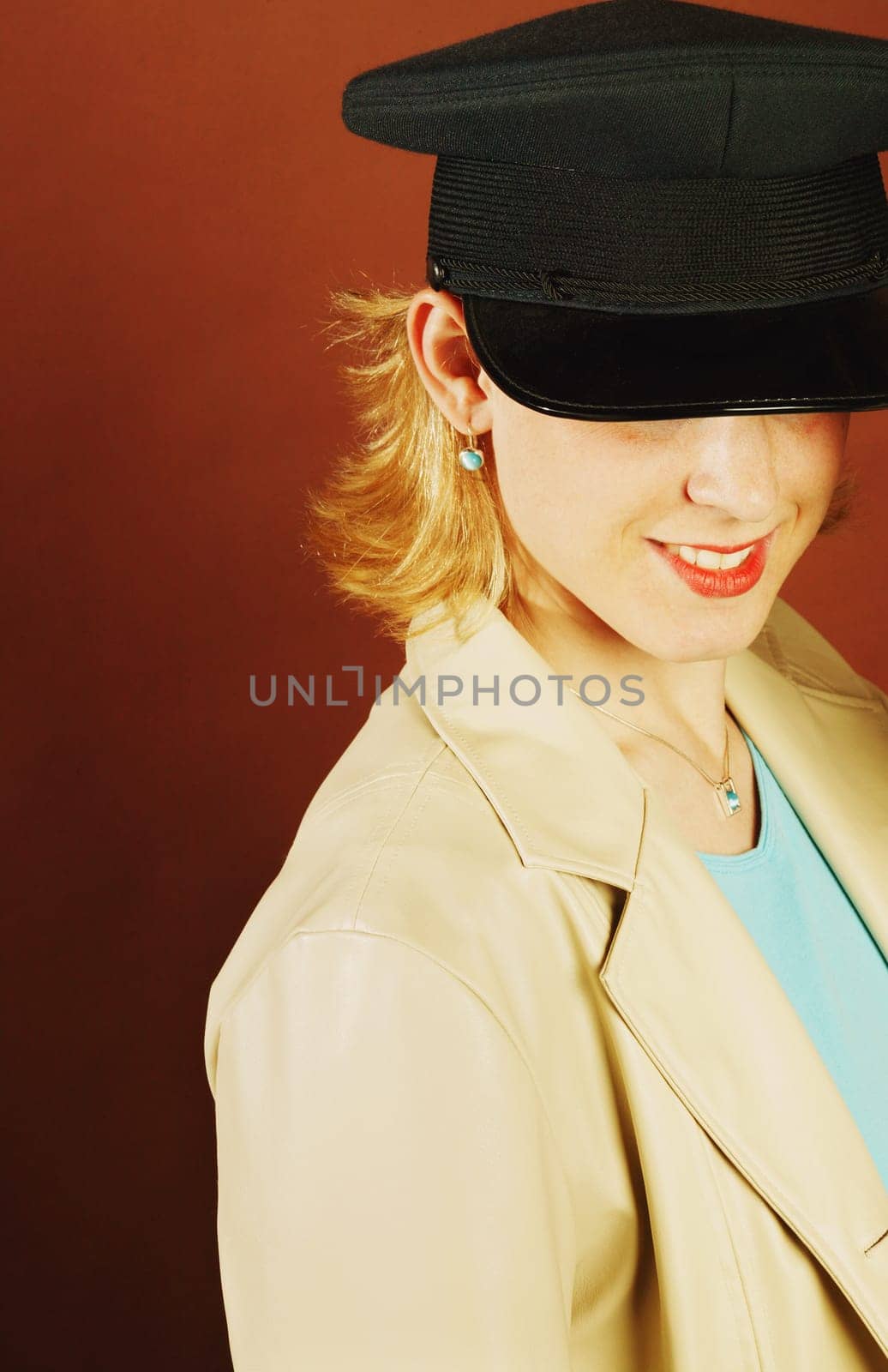 Woman wearing a hat