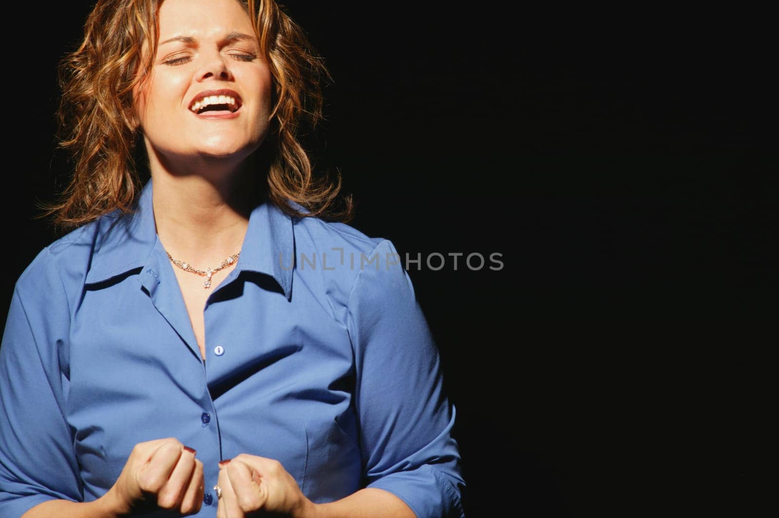 Woman worshipping