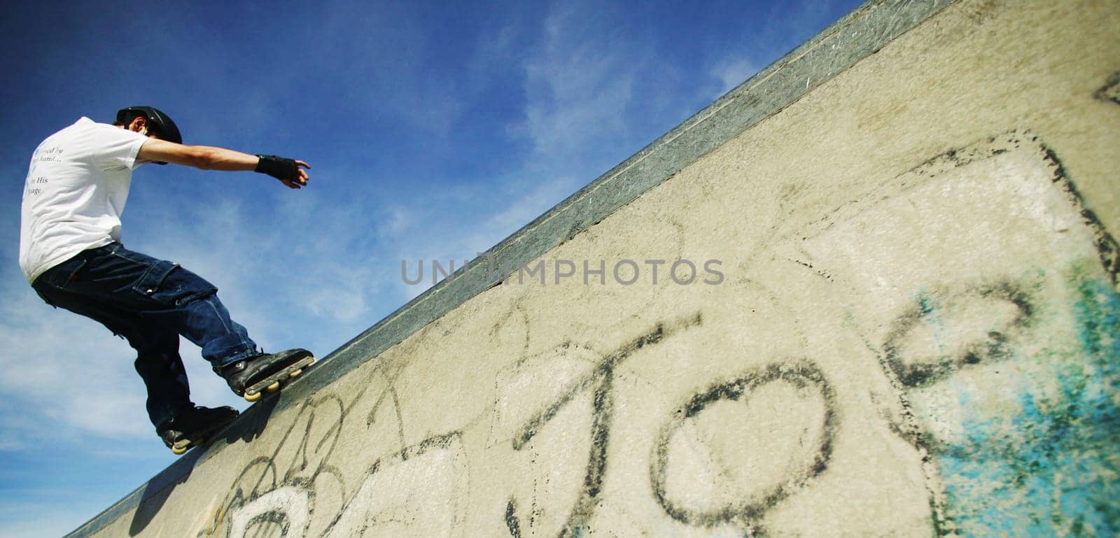Skating backwards