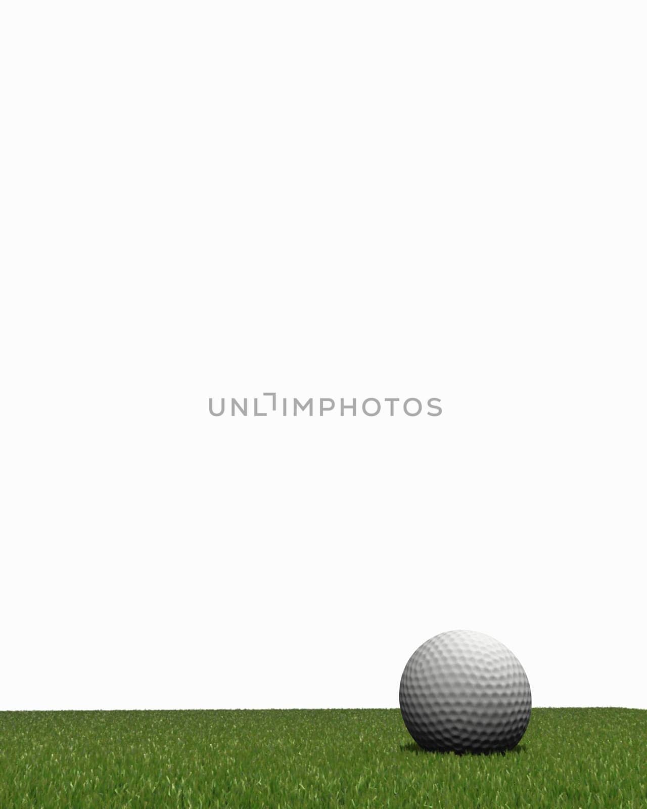 golf ball on grass