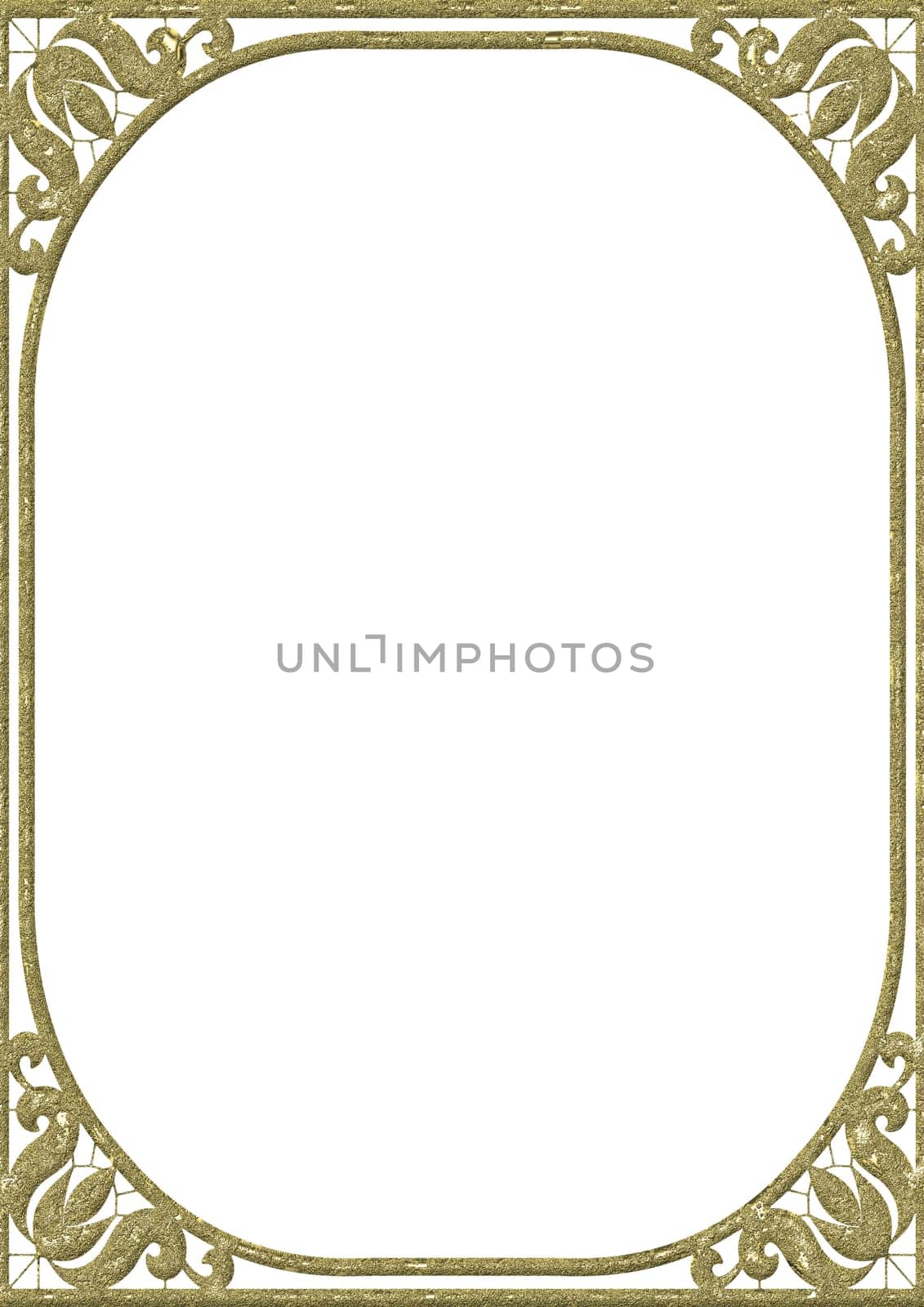 Gold-plated frame