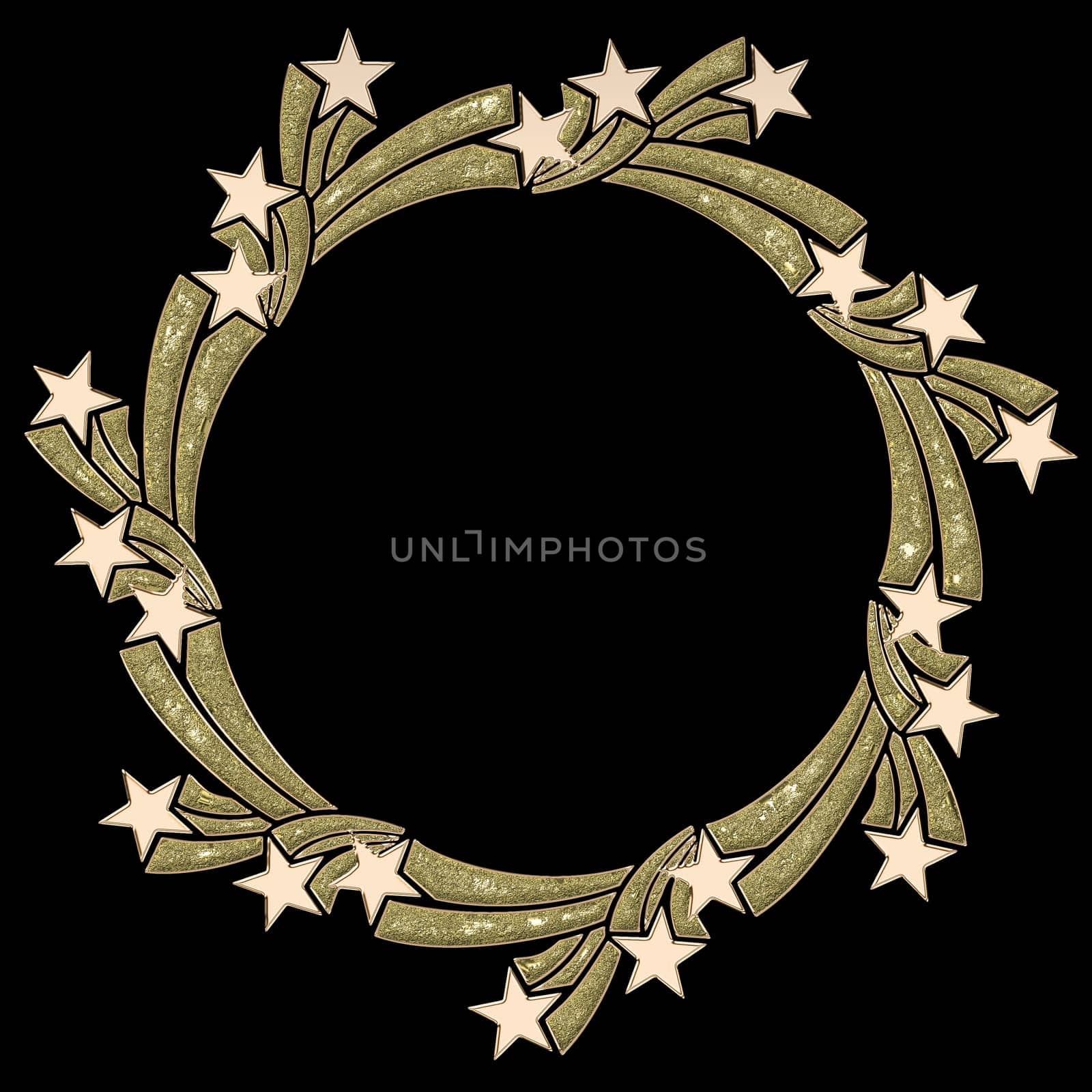 Winner's wreath design element