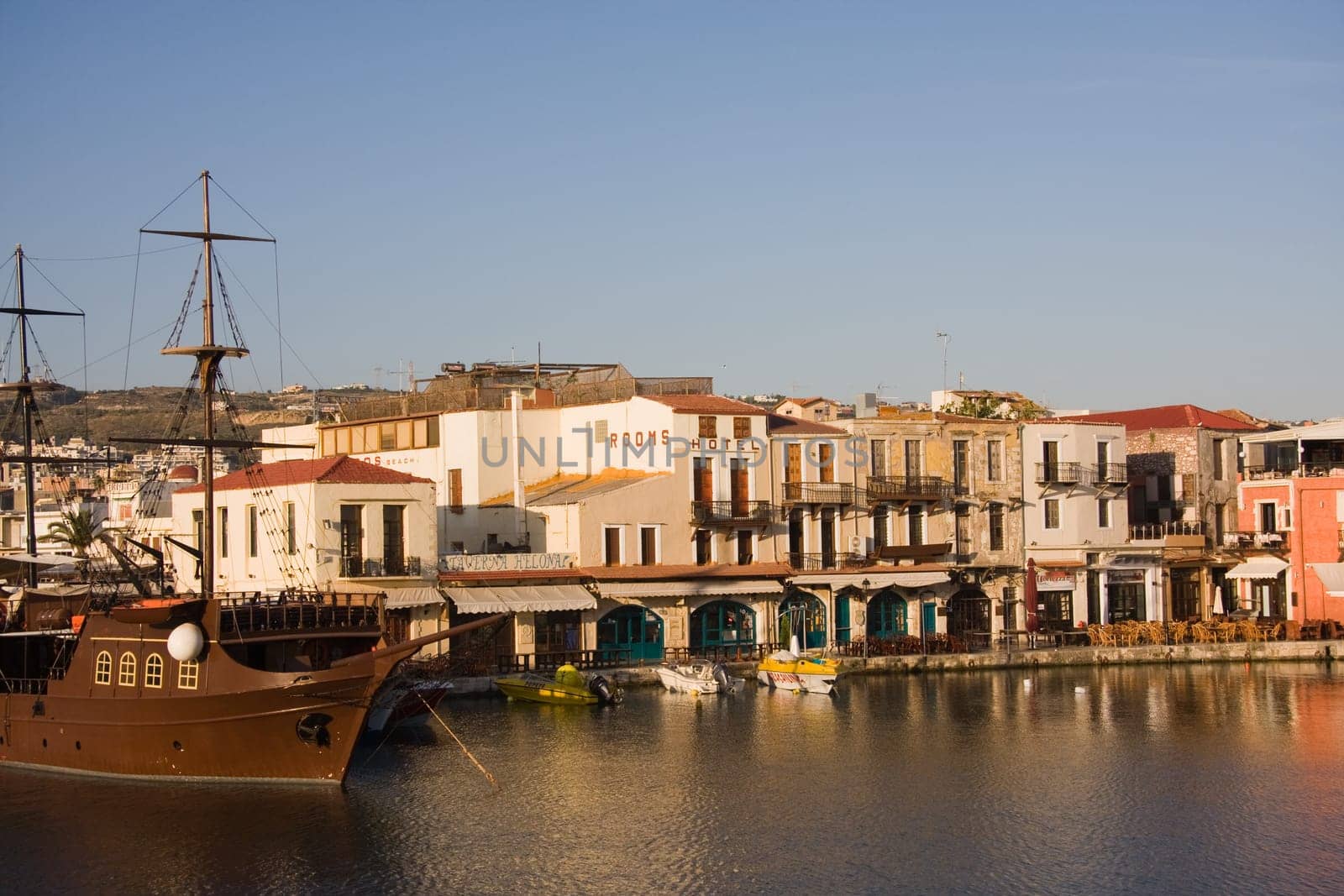In the port of Rethymno