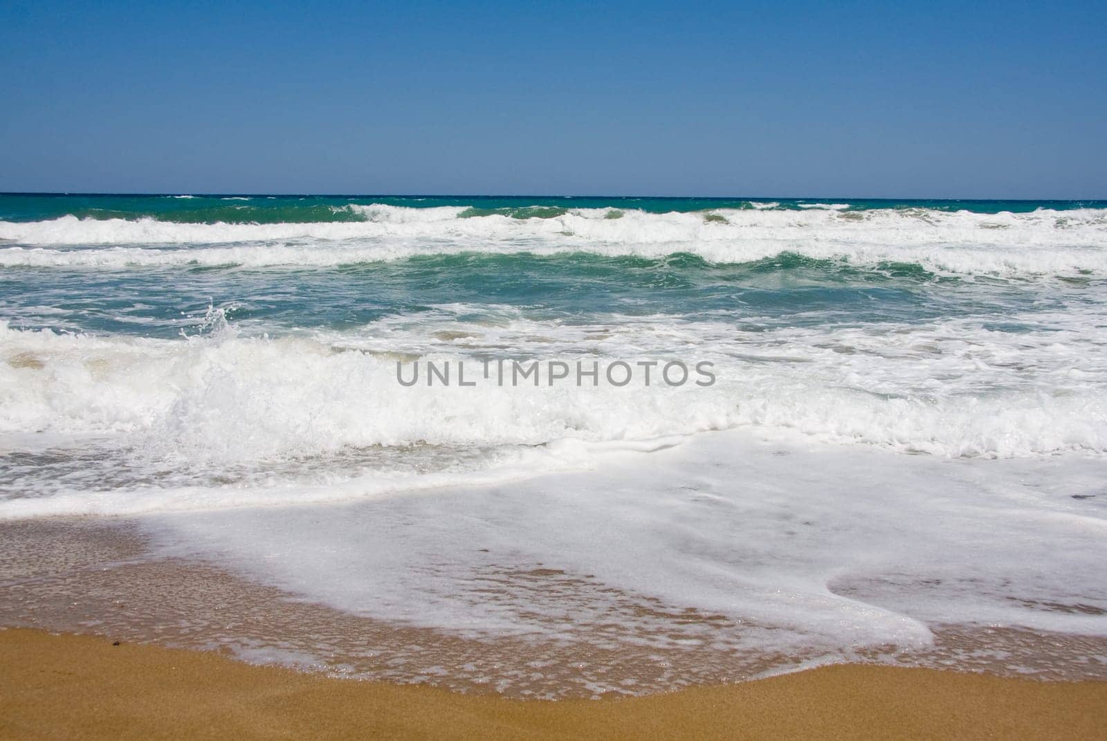 Waves on the beach