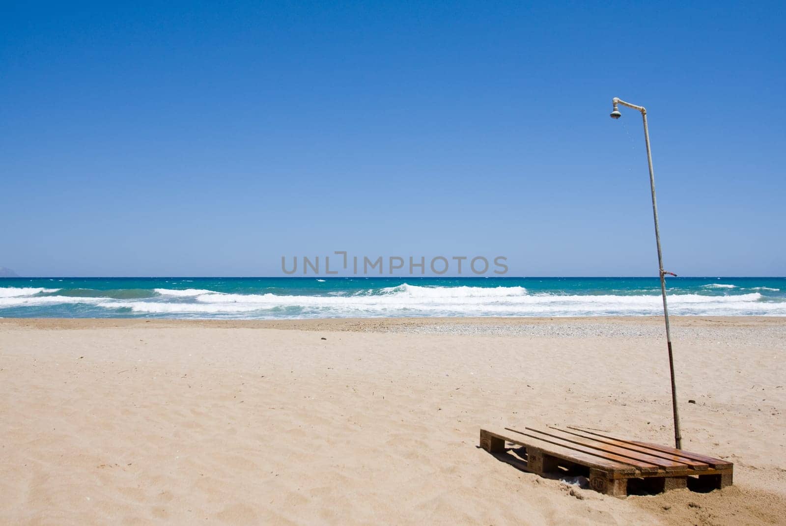 Shower on the beach
