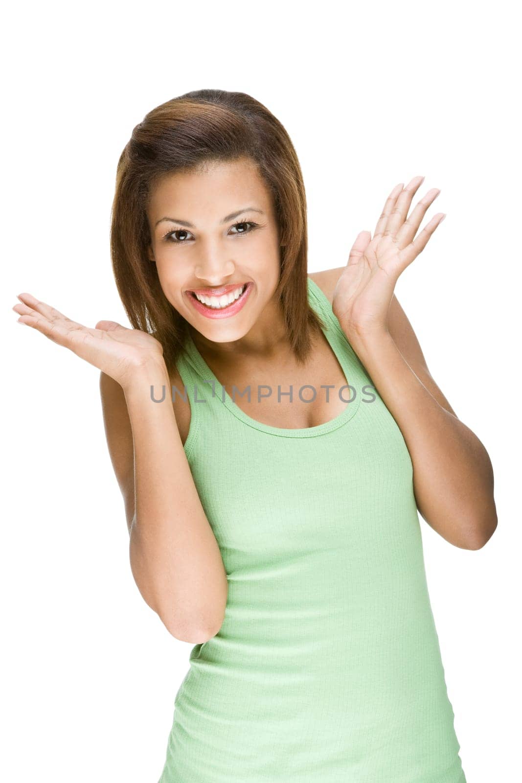 Happy young woman