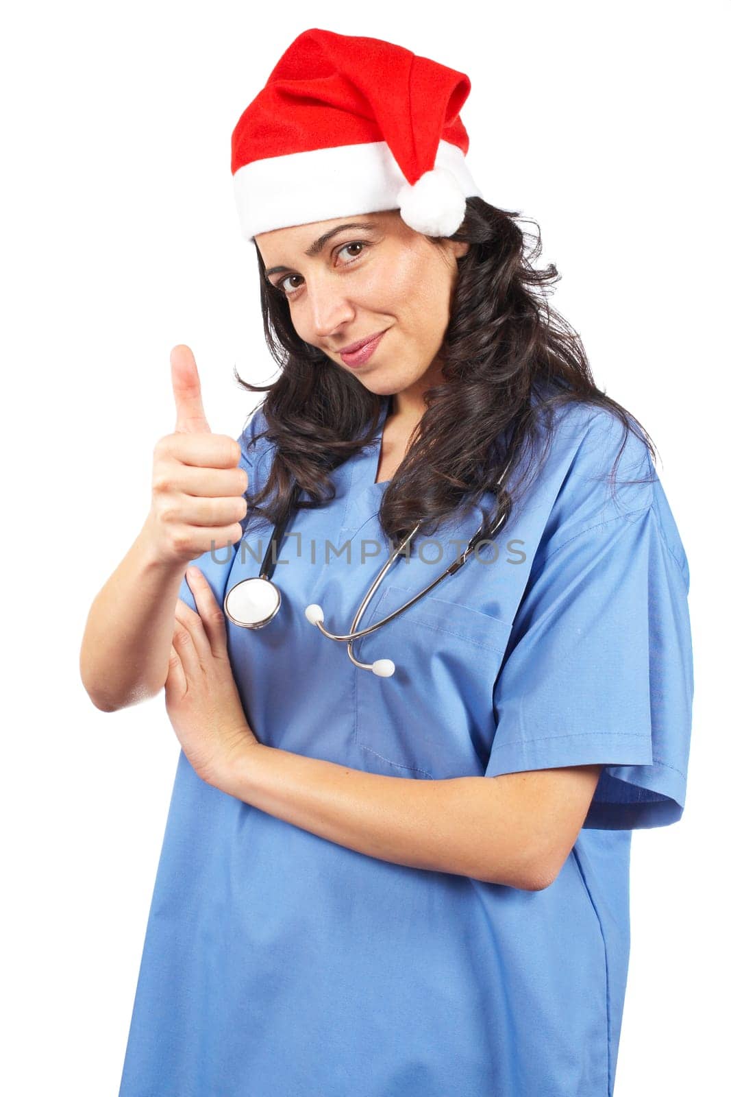 Female doctor christmas
