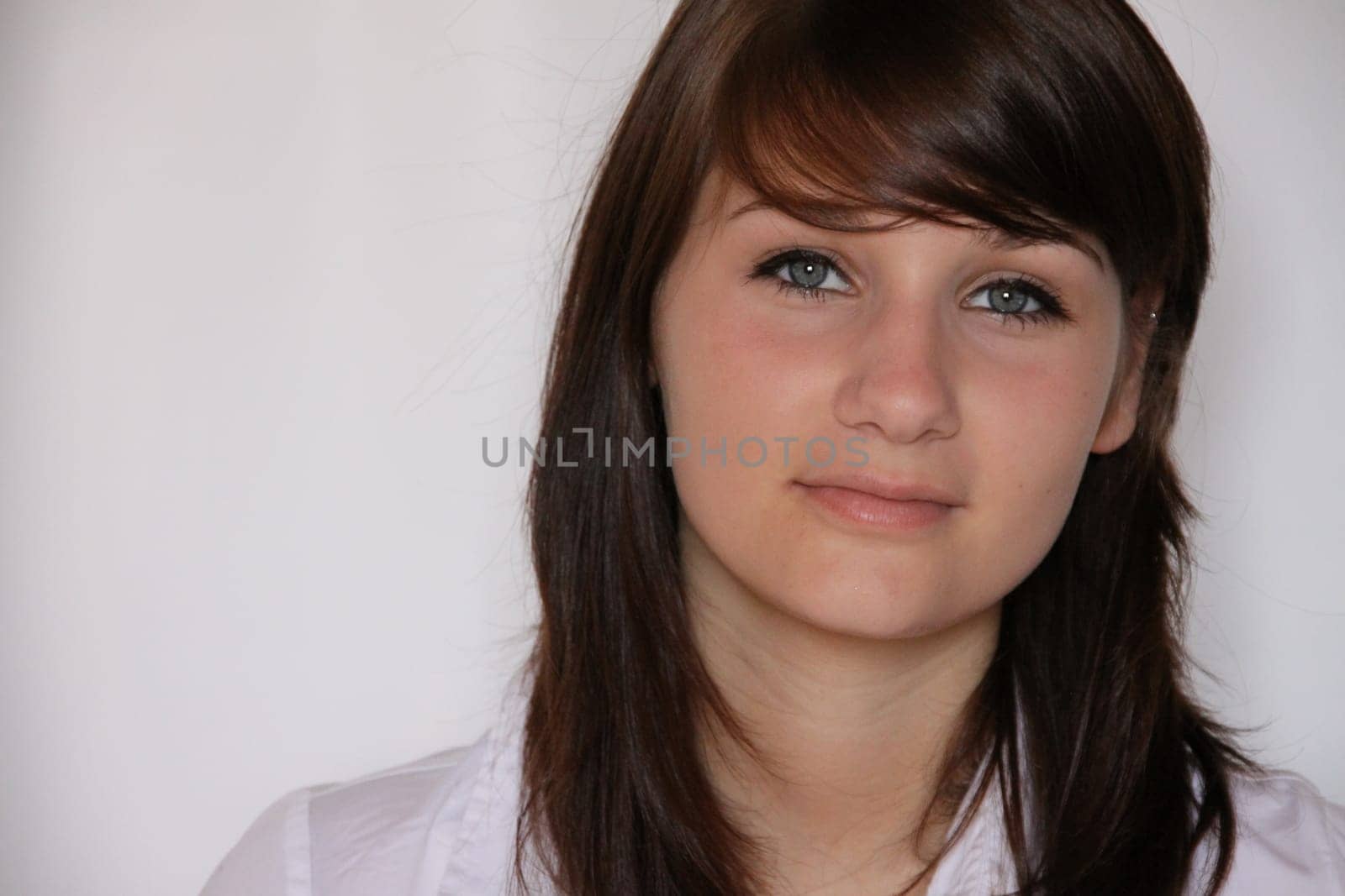 pensive young woman