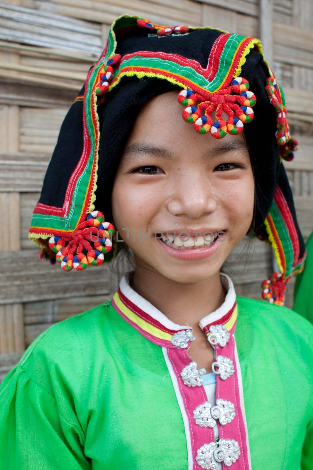Portrait of Asian woman Thai Dam,Laos