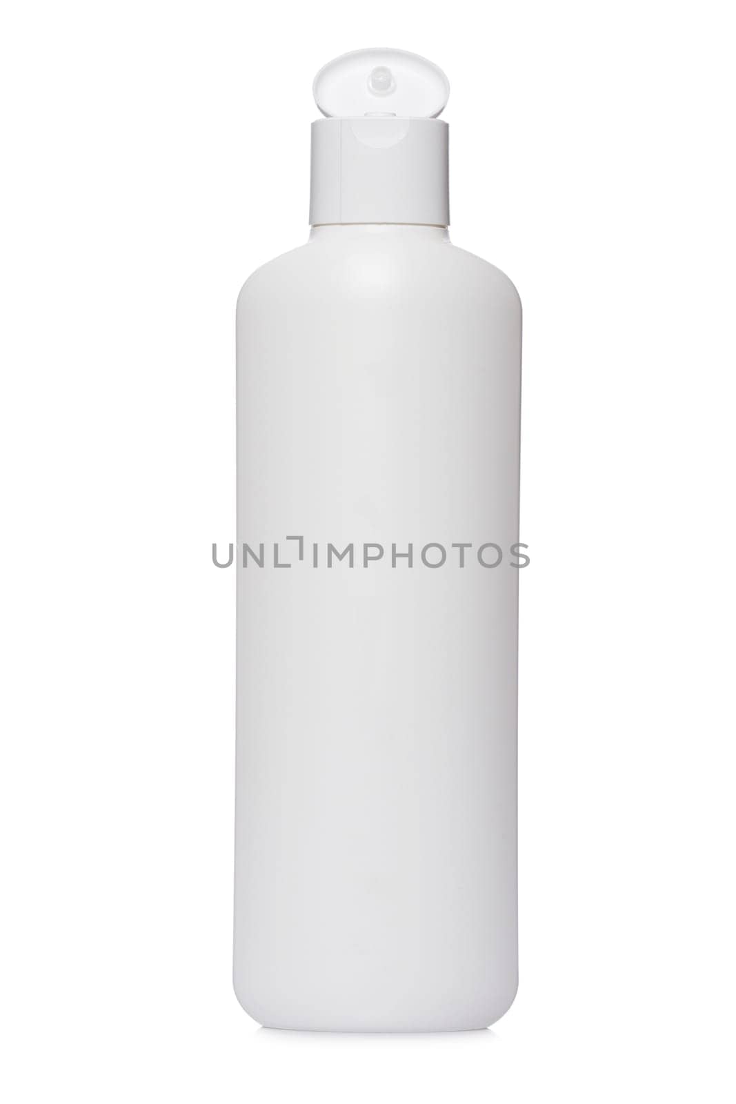 Opened plastic bottle
