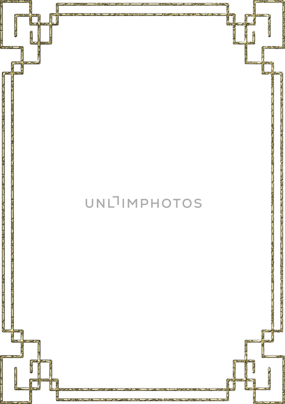 Gold-plated frame - modern