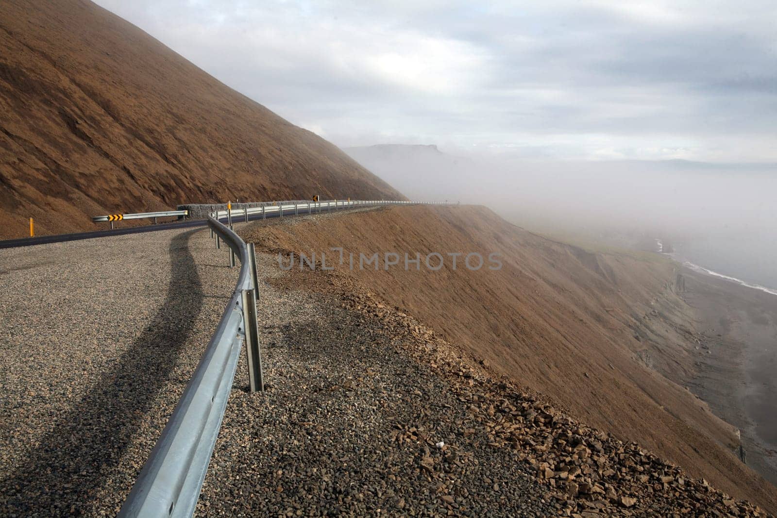 Road in the fog