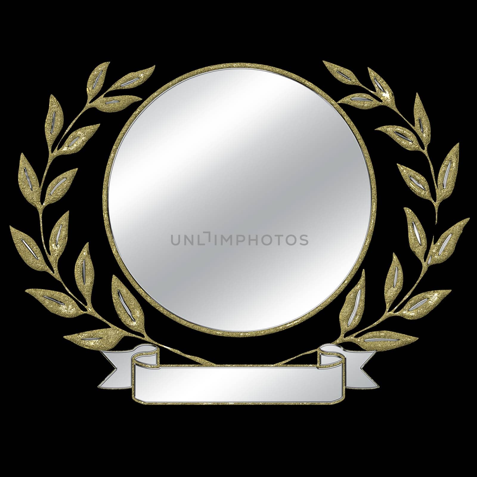 Winner's wreath design element