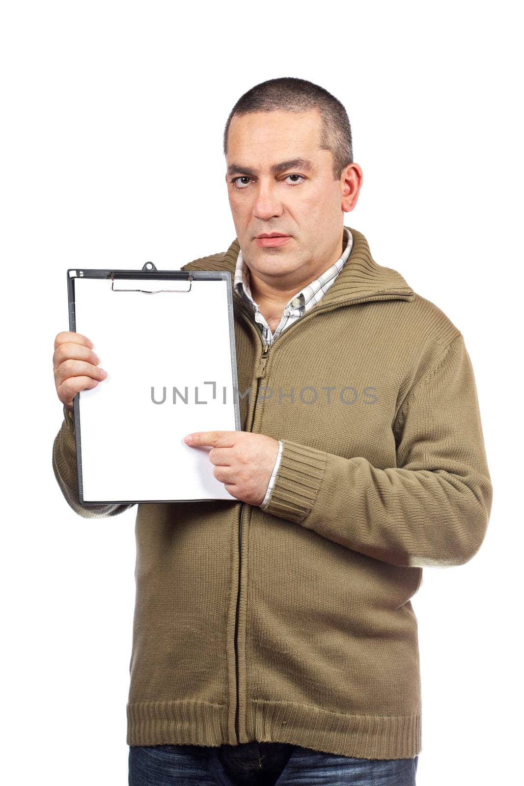 Serious casual man