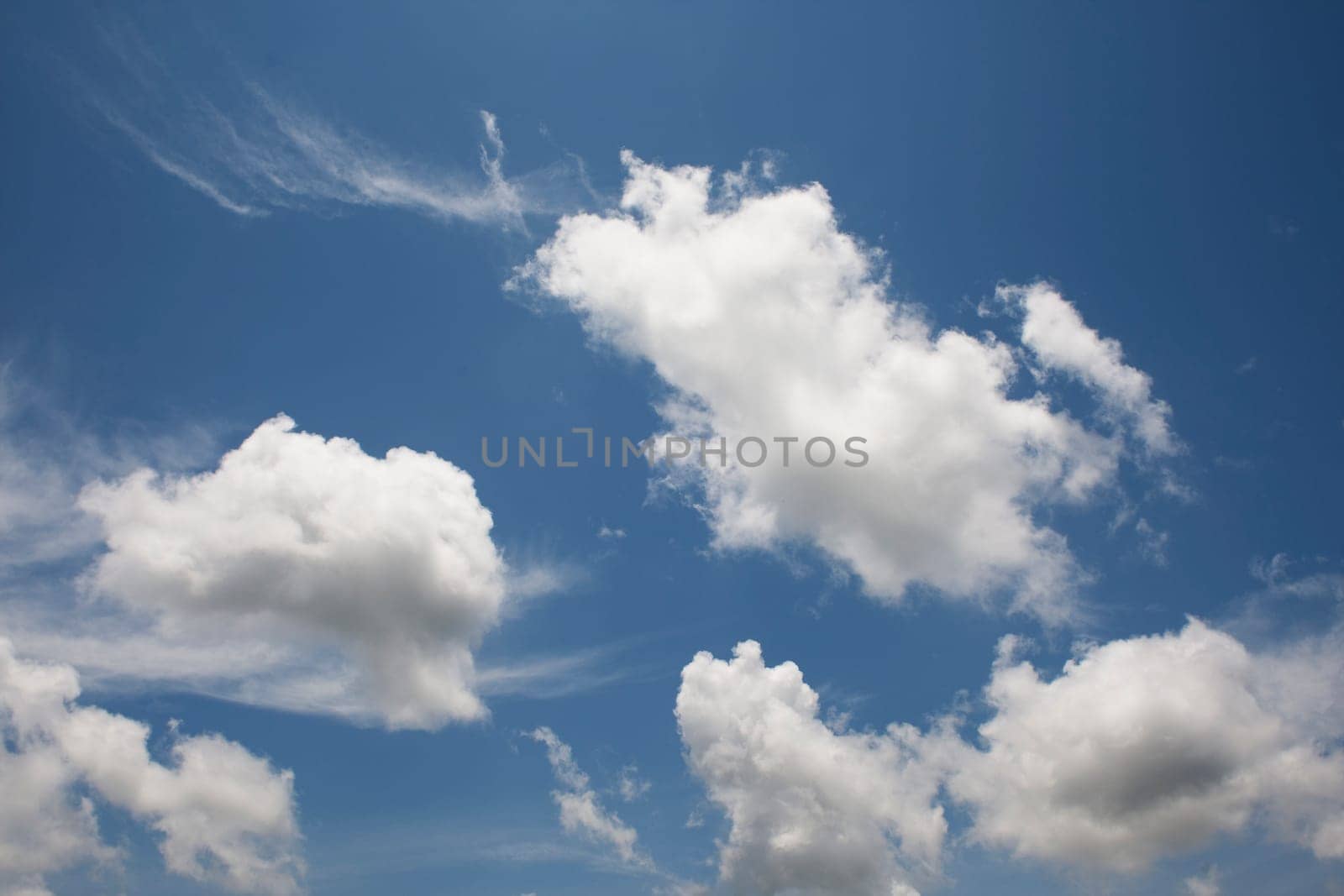 blue sky with clouds