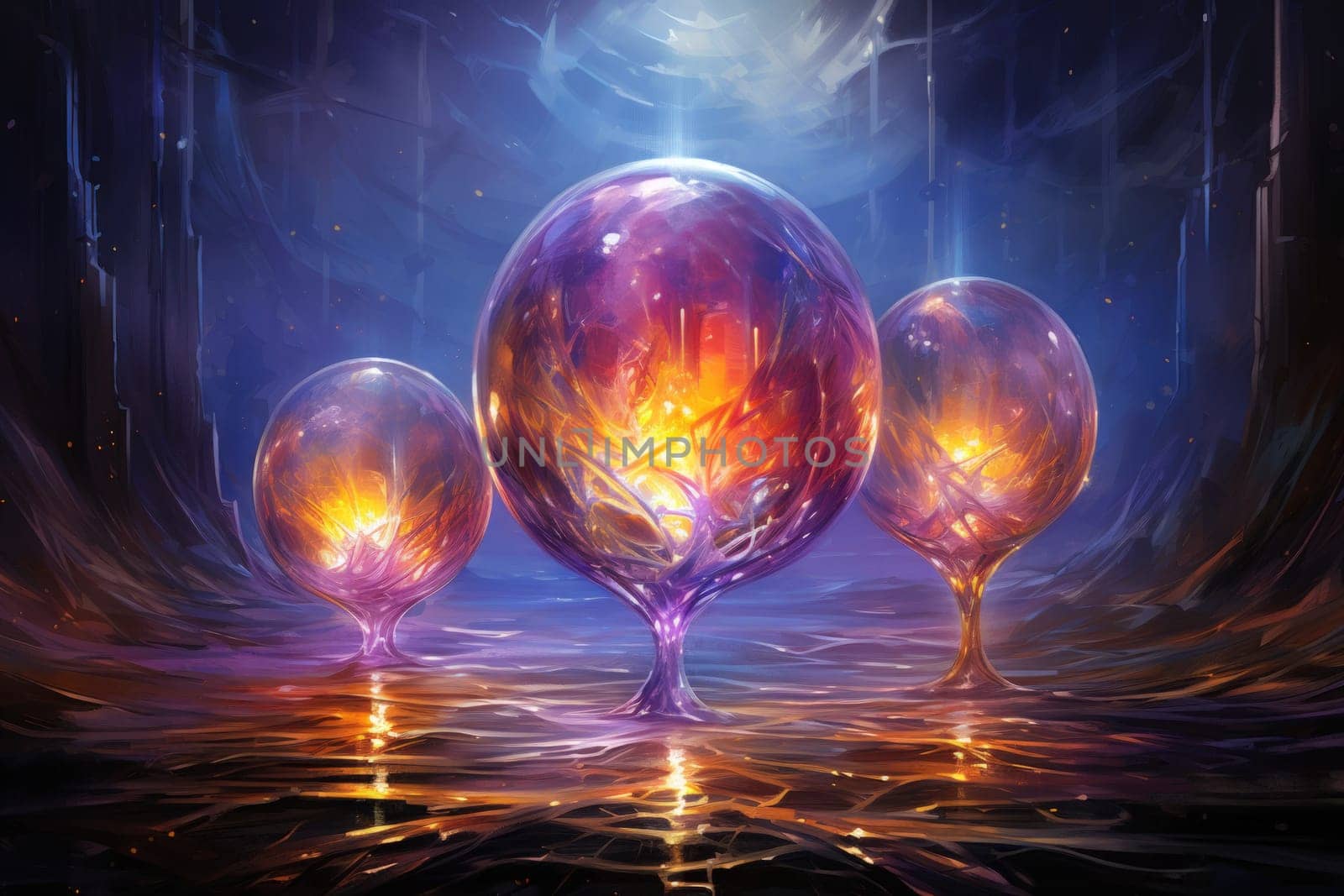 Immerse yourself in the realm of magic with this captivating illustration by a professional visual artist.