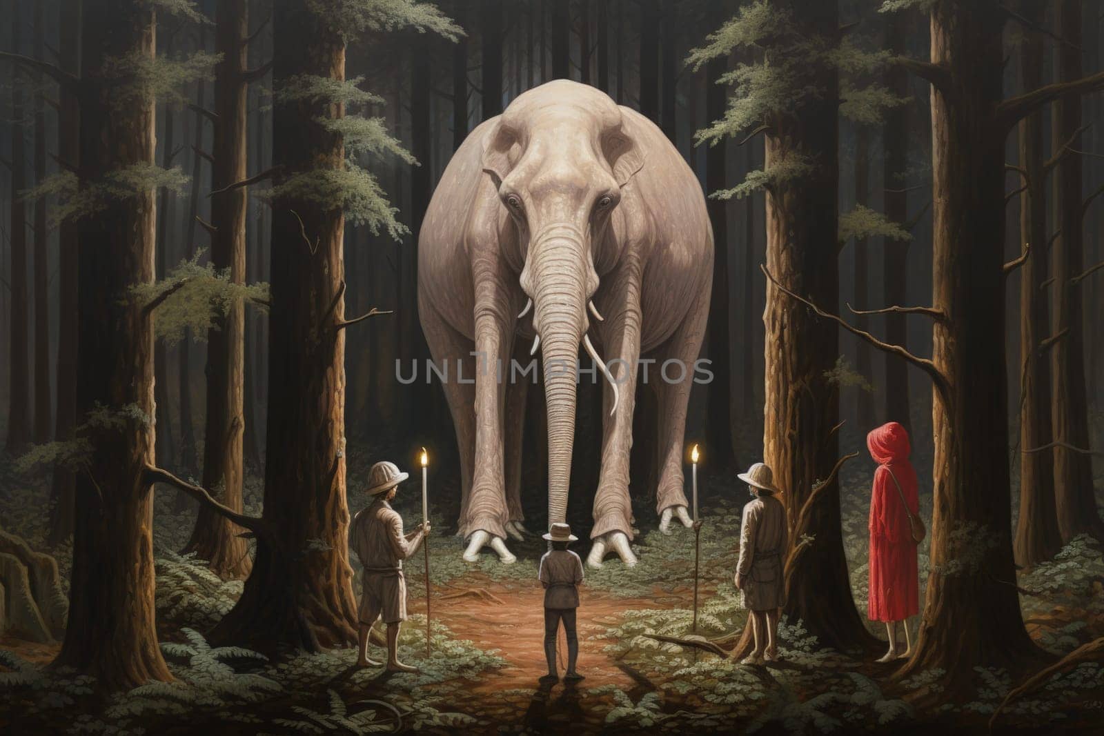 In the realm of fantasy, there exist mystical and enchanting places where giant talking mushrooms thrive in dense forest groves.