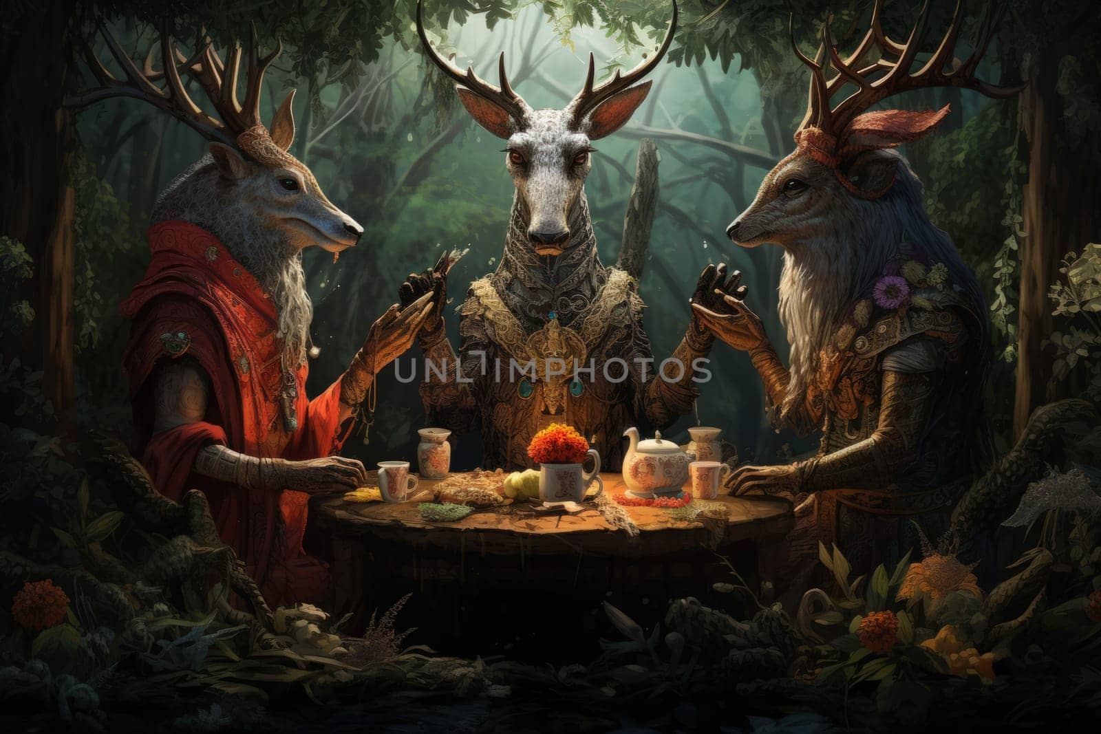 Enter a whimsical world where charming talking animals, with their enchanting voices and wisdom, offer sage advice to those in need.
