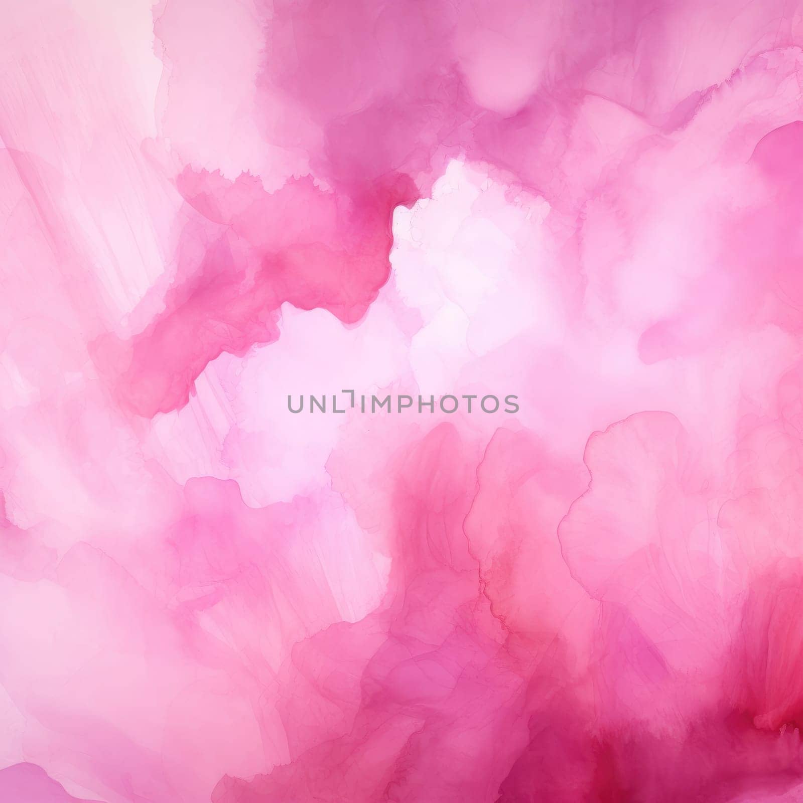 Pink water color on canvas. background generative ai by itchaznong