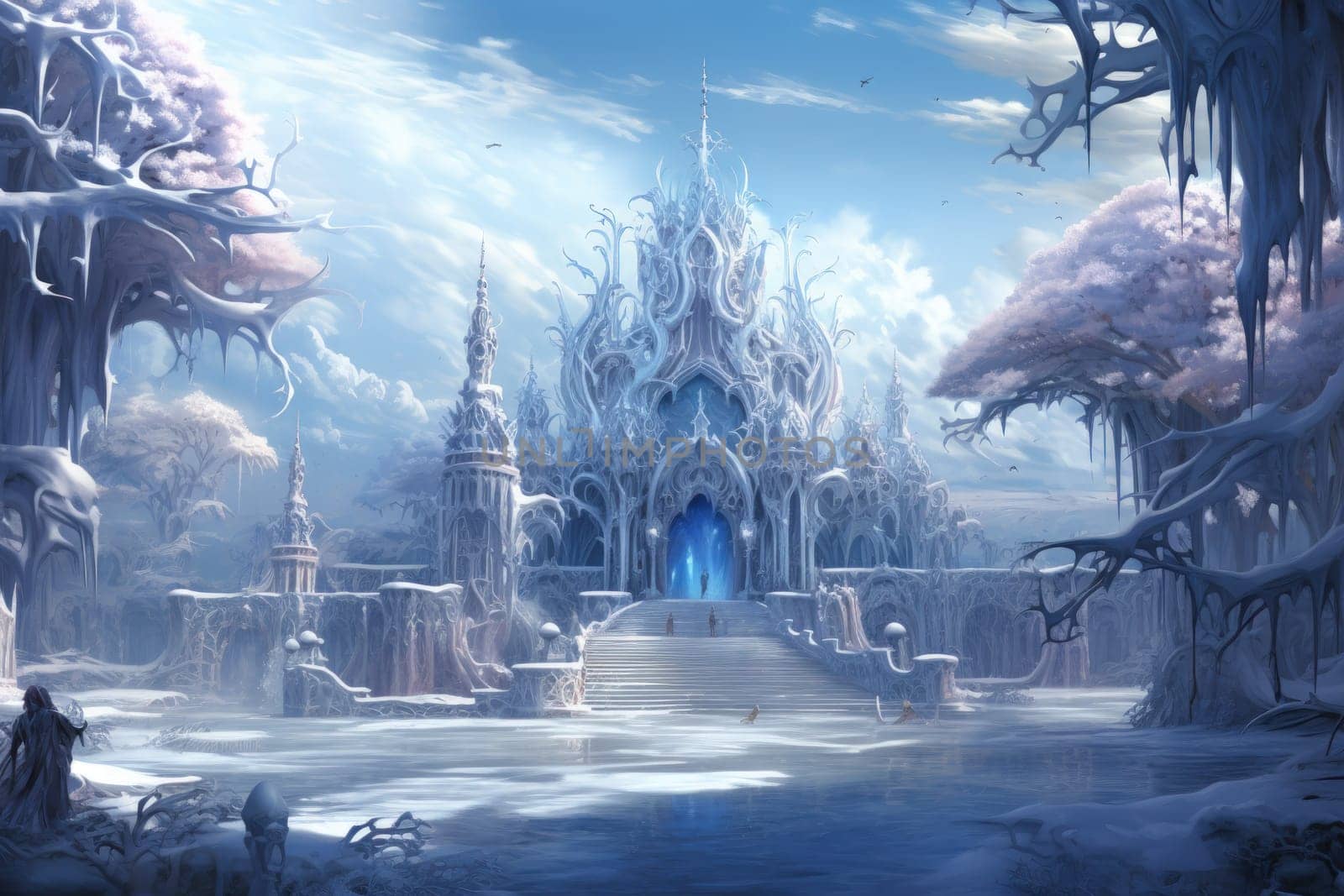 Immerse yourself in the enchanting world of fantasy and witness the elegance of the frost faeries.